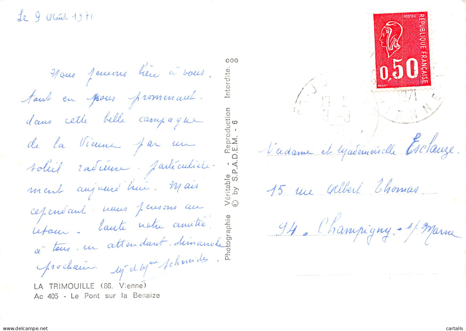 86-LA TRIMOUILLE-N°4179-D/0101 - La Trimouille