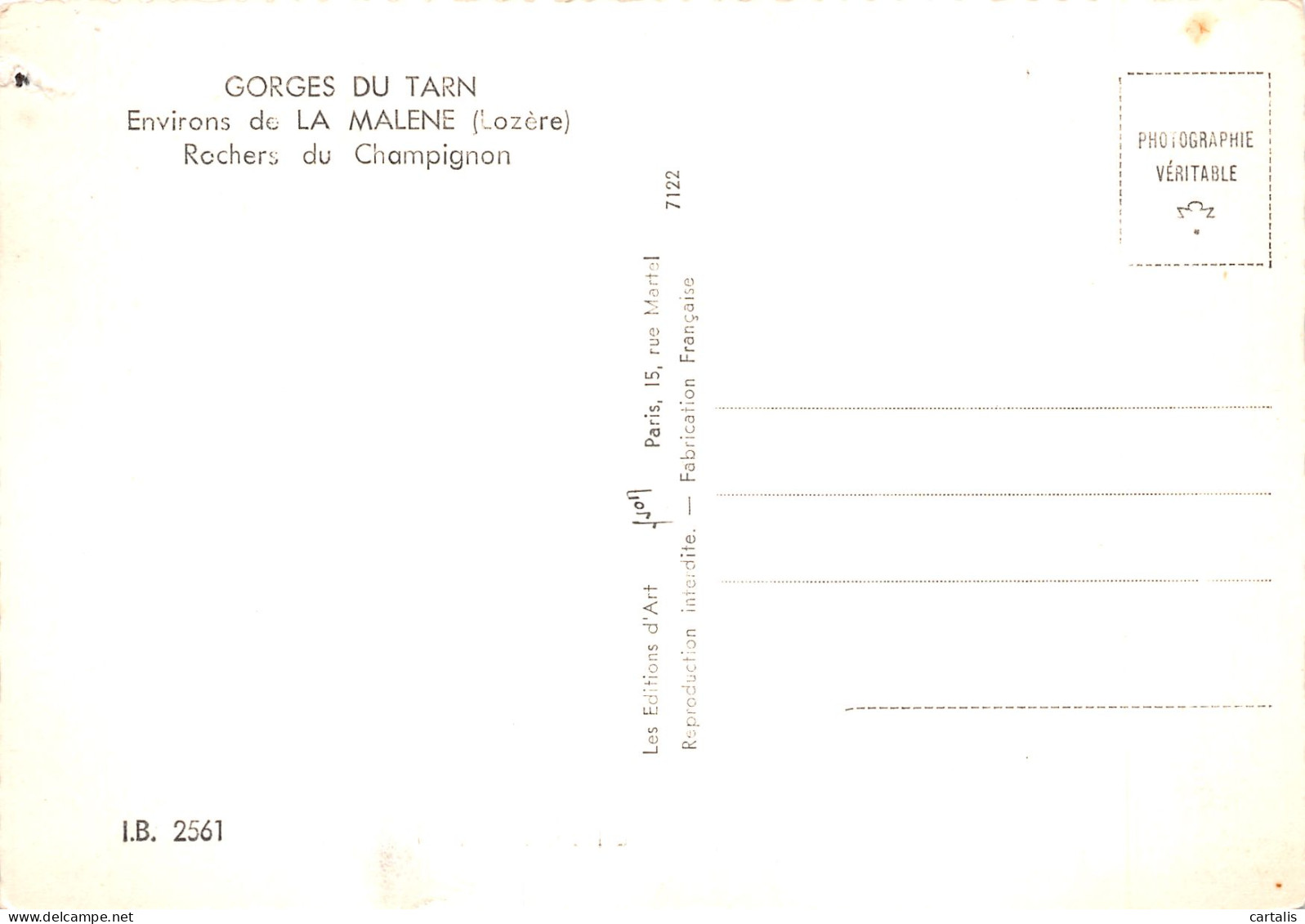 48-ROCHERS DU CHAMPIGNON-N°4179-C/0277 - Sonstige & Ohne Zuordnung