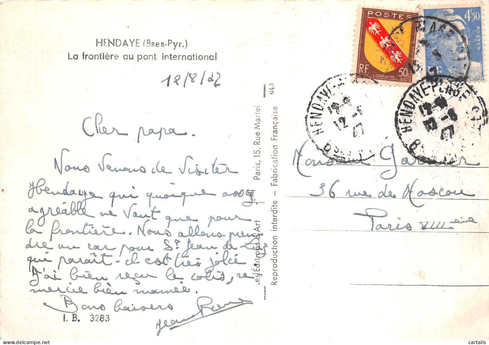 64-HENDAYE-N°4179-C/0179 - Hendaye