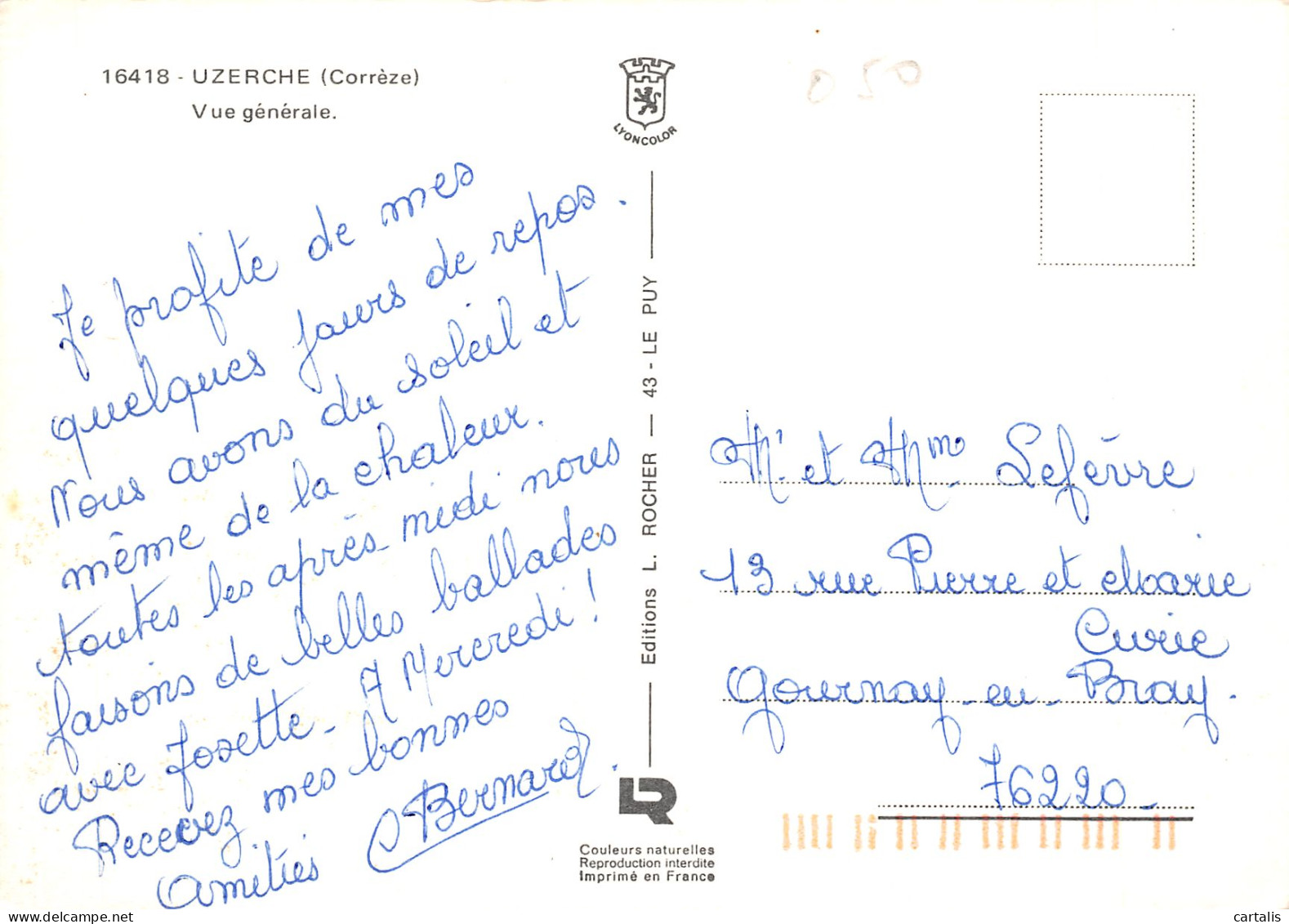 19-UZERCHE-N°4179-C/0137 - Uzerche