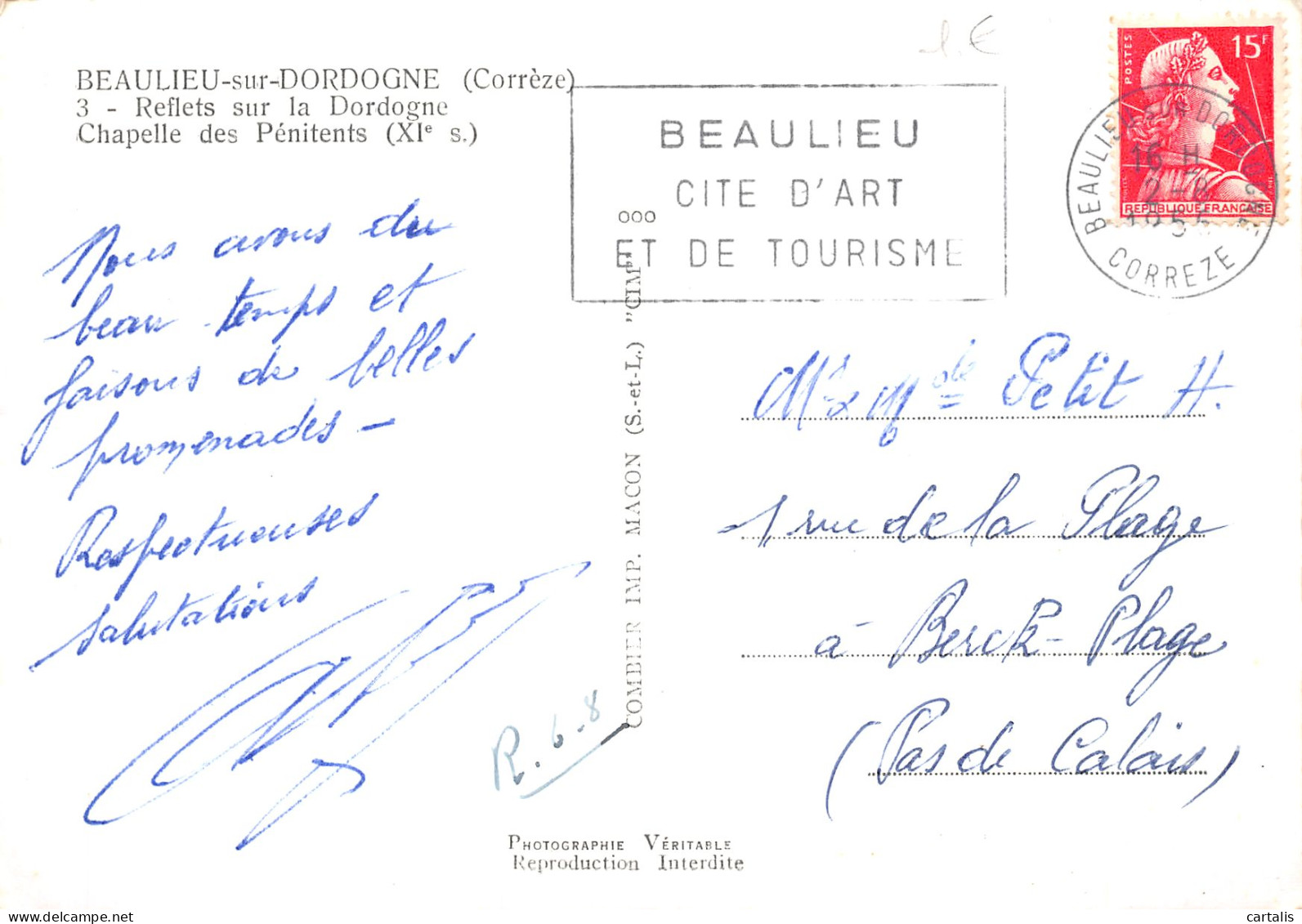 19-BEAULIEU SUR DORDOGNE-N°4179-C/0141 - Other & Unclassified