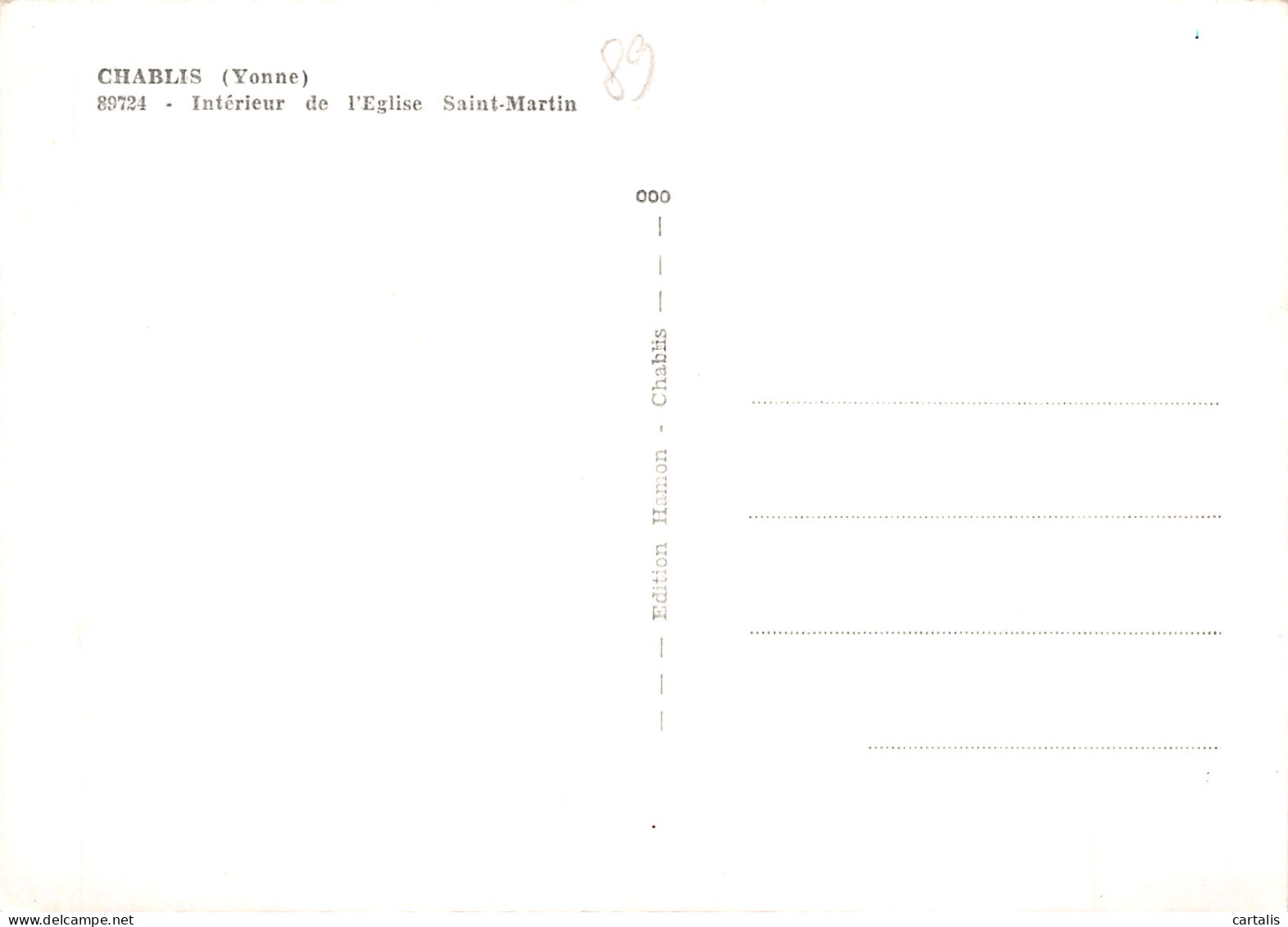 89-CHABLIS-N°4180-C/0389 - Chablis