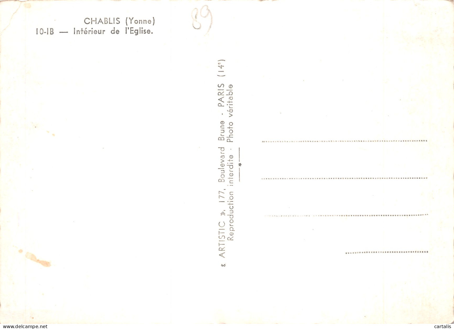 89-CHABLIS-N°4180-C/0385 - Chablis