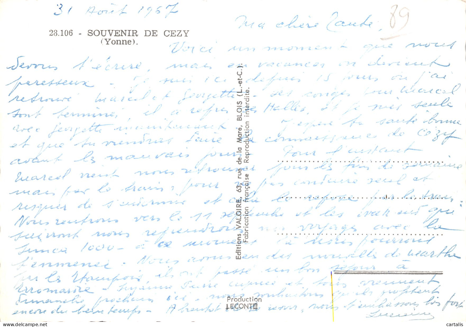 89-CEZY-N°4180-C/0377 - Other & Unclassified