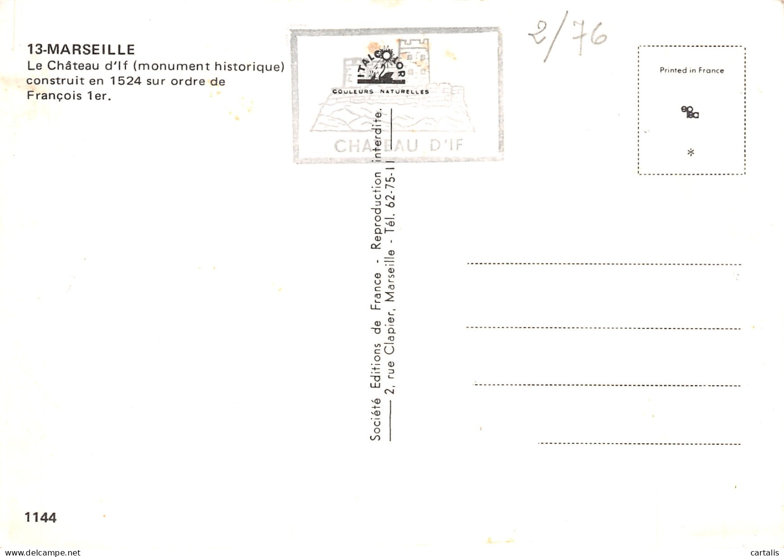 13-MARSEILLE-N°4180-C/0333 - Zonder Classificatie