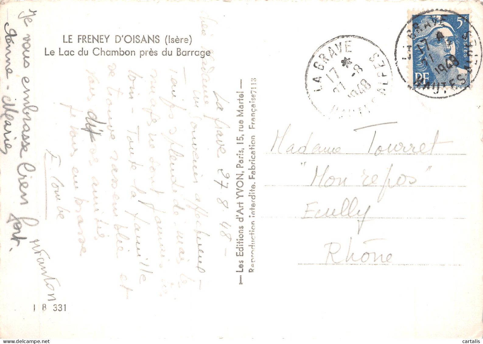 38-LE FRENEY D OISANS-N°4180-C/0195 - Sonstige & Ohne Zuordnung