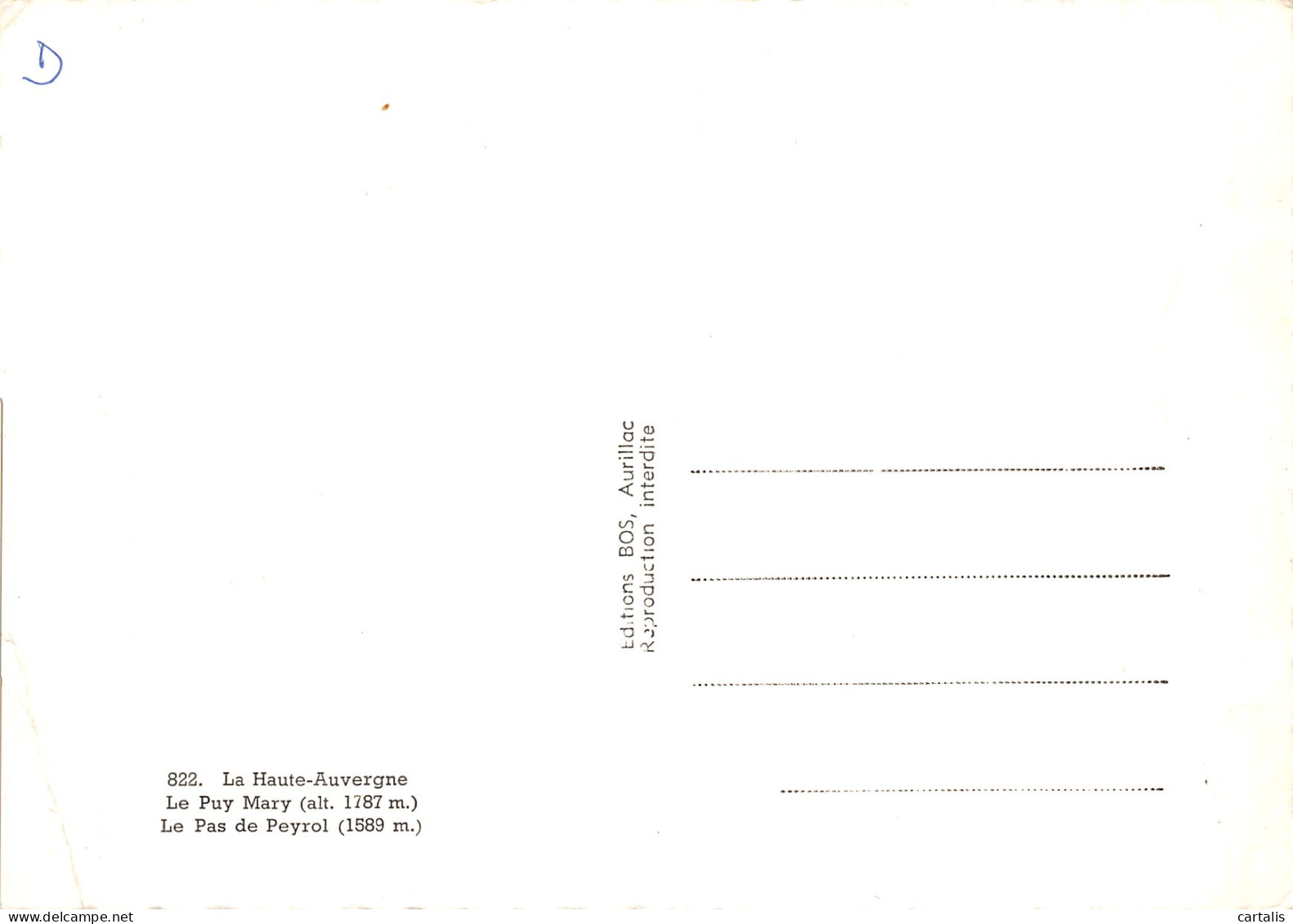 15-LE PUY MARY-N°4180-C/0041 - Altri & Non Classificati