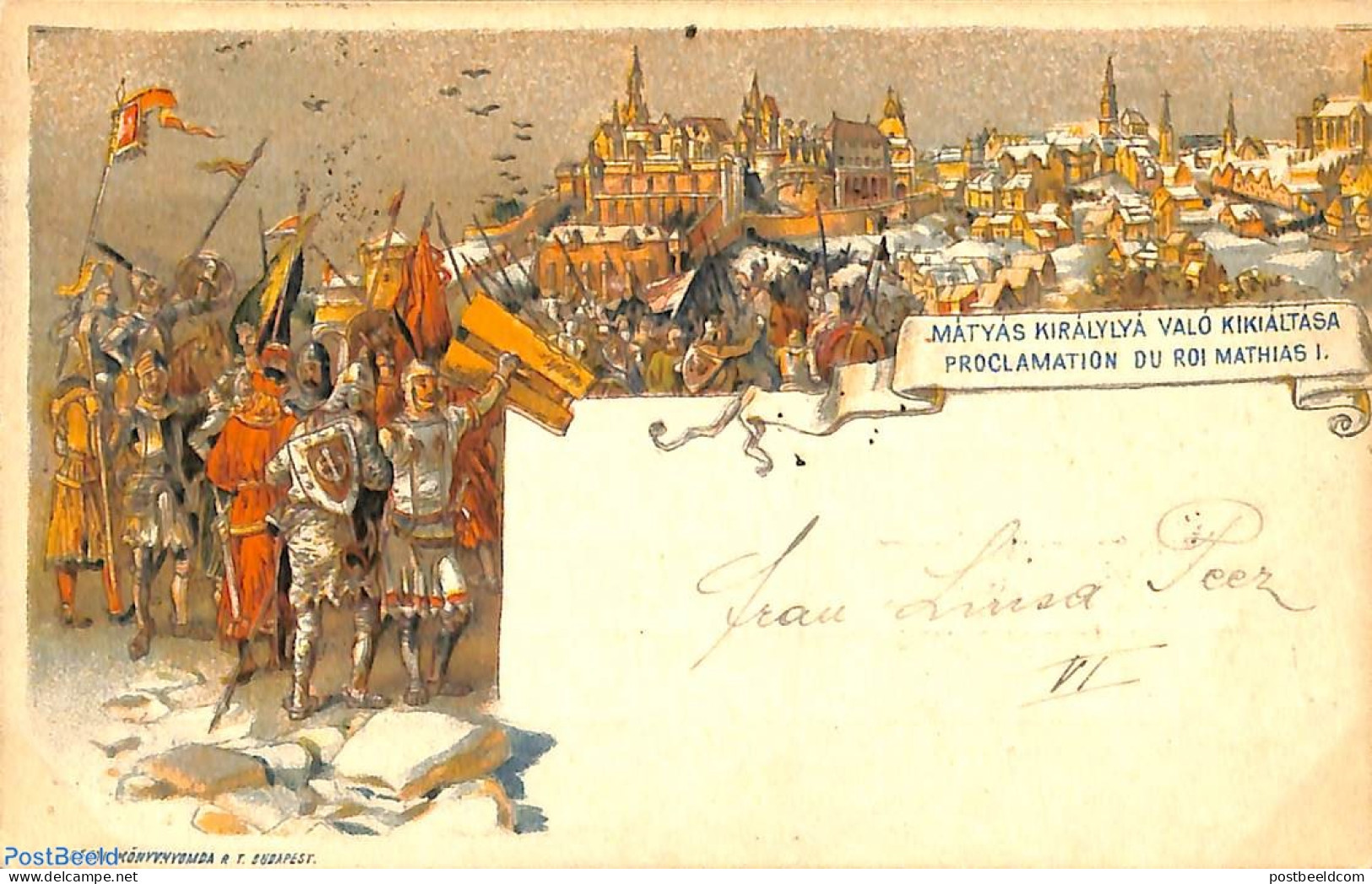 Hungary 1899 Postcard 2c, Uprated To Meersen, Used Postal Stationary - Storia Postale