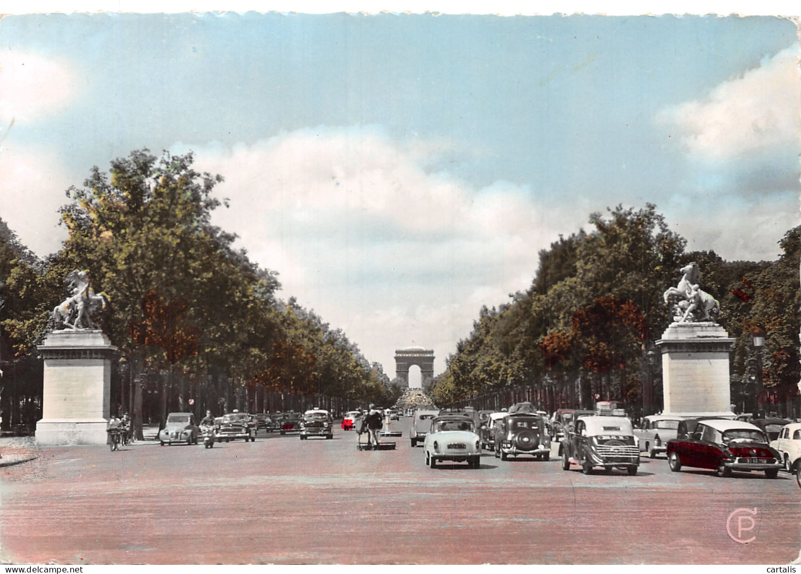 75-PARIS AVENUE DES CHAMPS ELYSEES-N°4180-B/0371 - Champs-Elysées