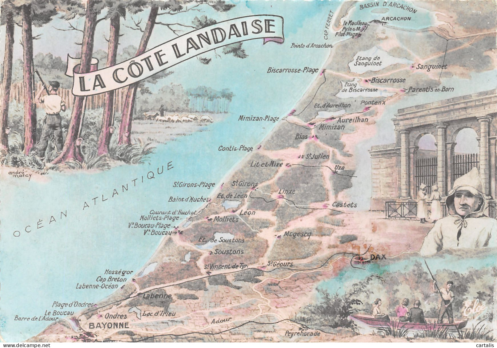 40-LA COTE LANDAISE-N°4180-B/0355 - Other & Unclassified