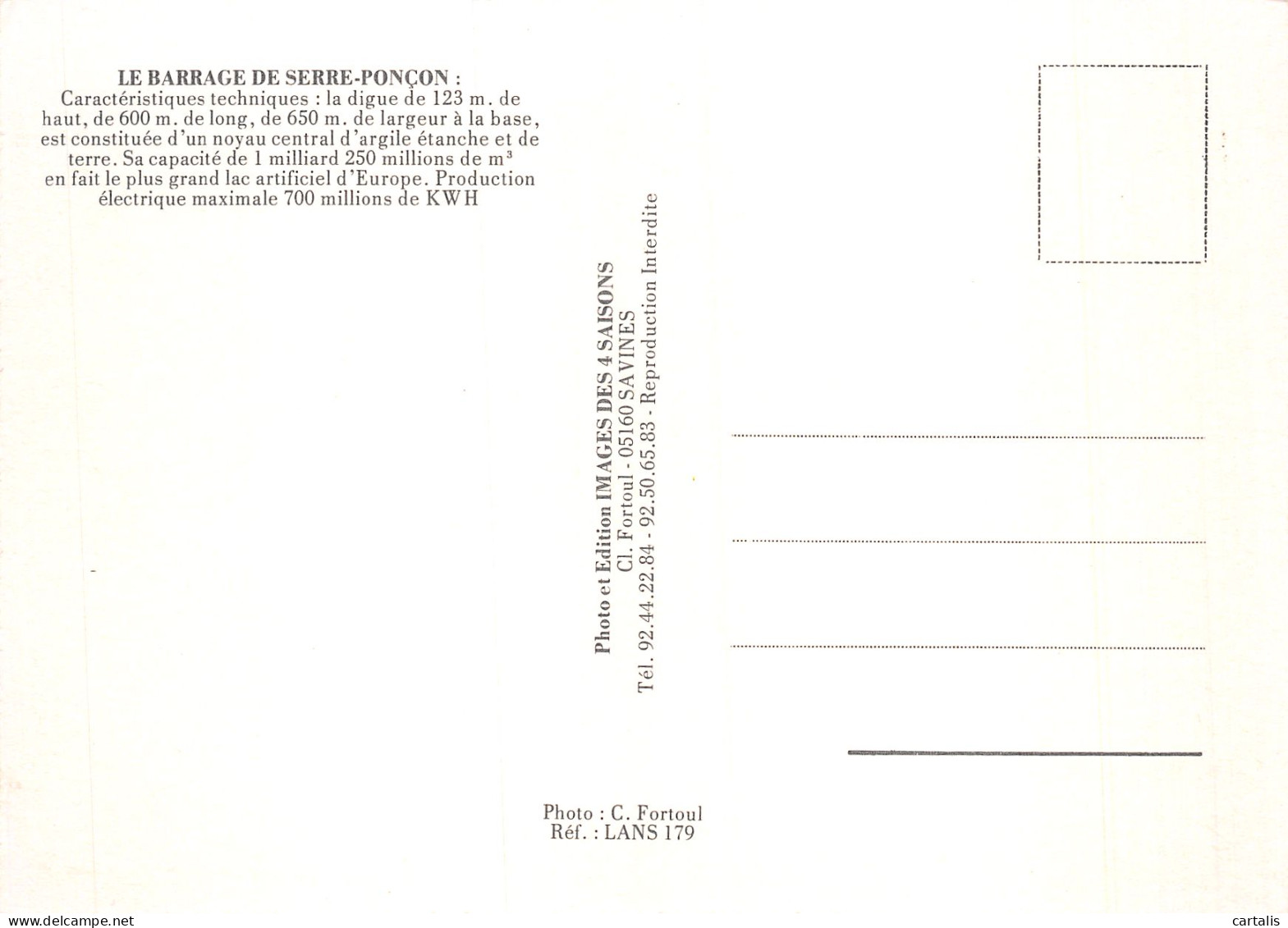 05-SERRE PONCON-N°4180-B/0299 - Other & Unclassified
