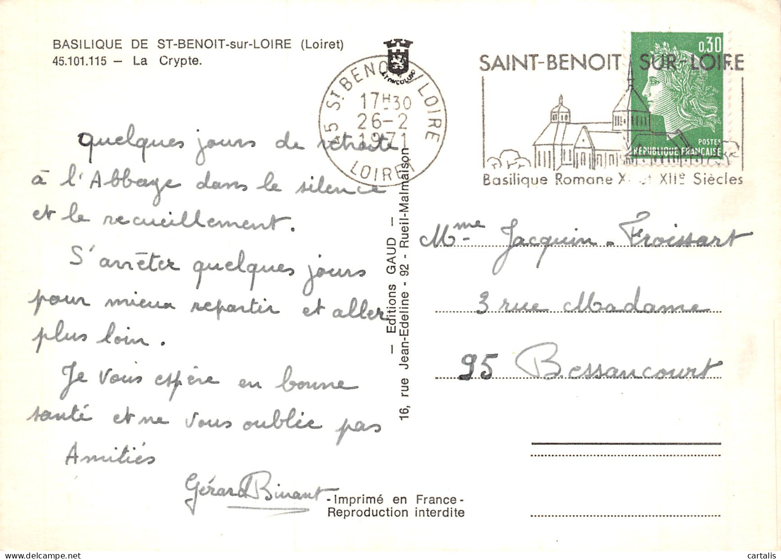 45-SAINT BENOIT SUR LOIRE-N°4180-B/0265 - Sonstige & Ohne Zuordnung