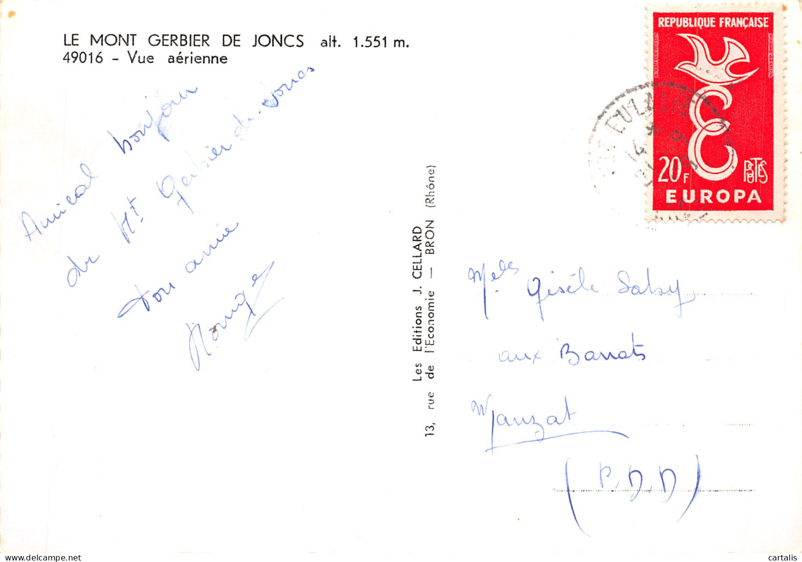 07-LE MONT GERBIER DE JONCS-N°4180-B/0219 - Sonstige & Ohne Zuordnung