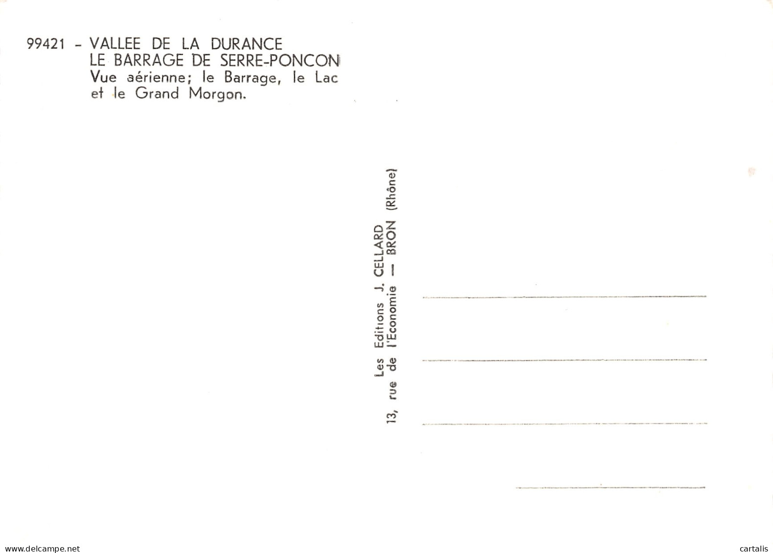 05-SERRE PONCON-N°4180-B/0185 - Otros & Sin Clasificación