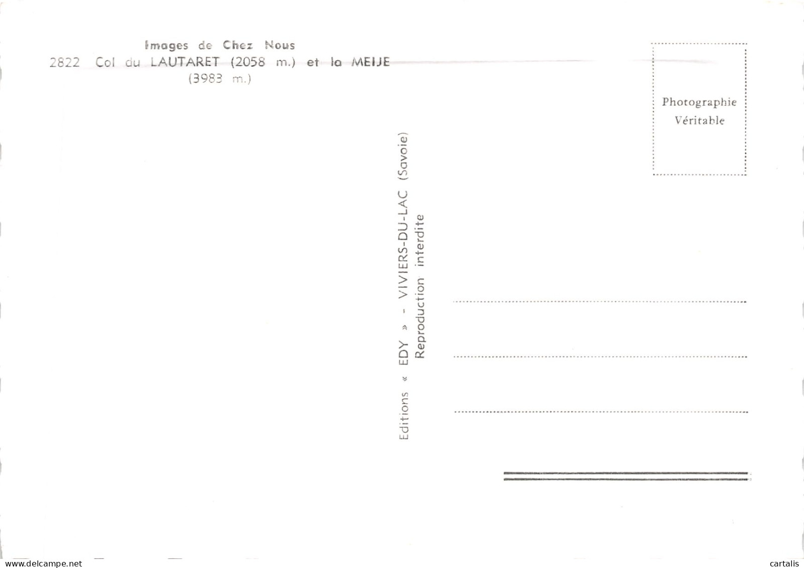 05-COL DU LAUTARET-N°4180-B/0189 - Other & Unclassified