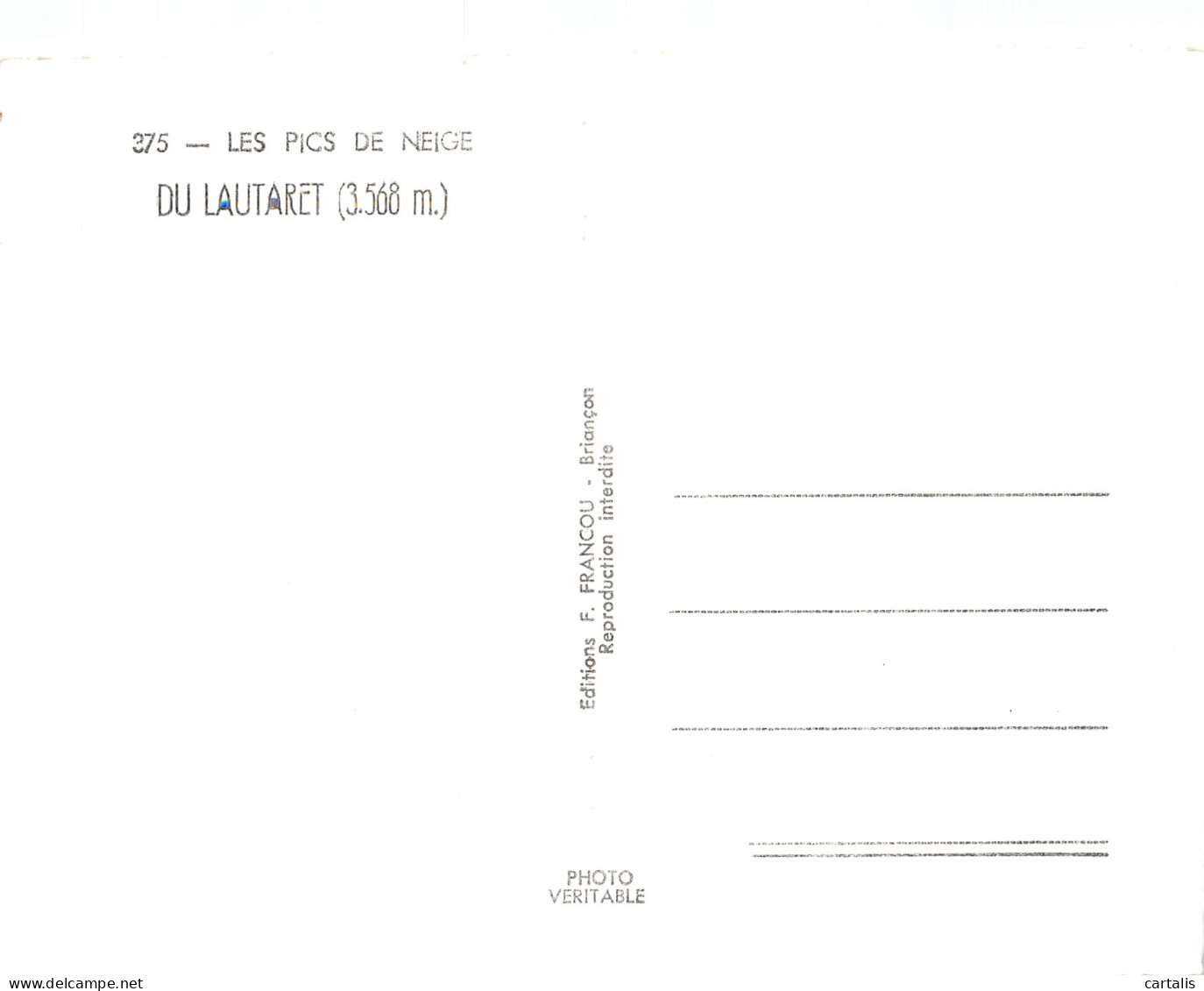 05-COL DU LAUTARET-N°4180-B/0177 - Andere & Zonder Classificatie