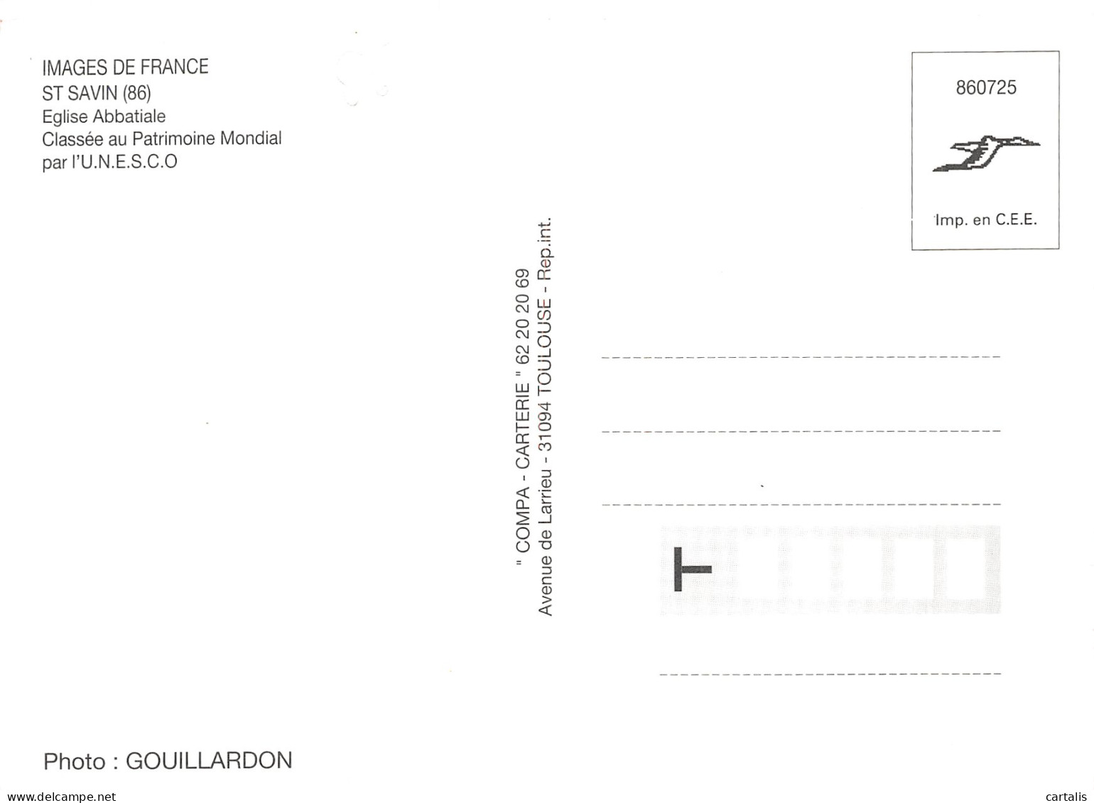 86-SAINT SAVIN-N°4180-B/0157 - Saint Savin