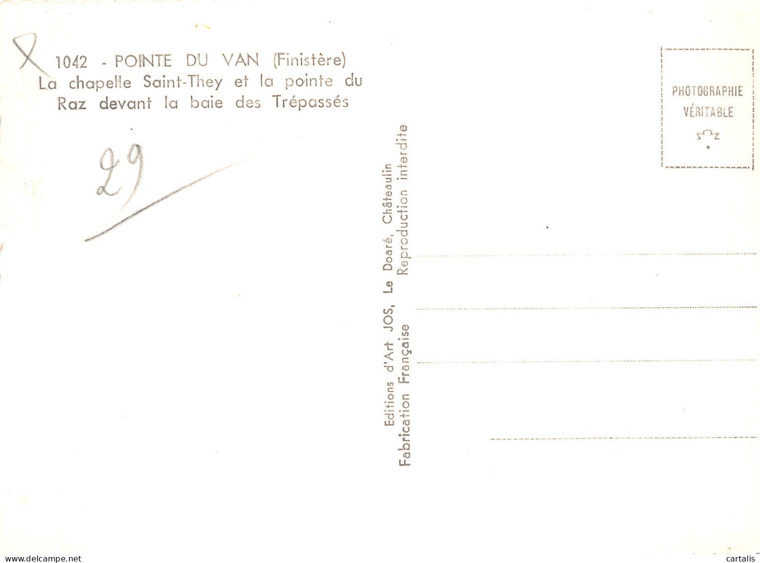 29-LA POINTE DU VAN-N°4180-B/0111 - Other & Unclassified