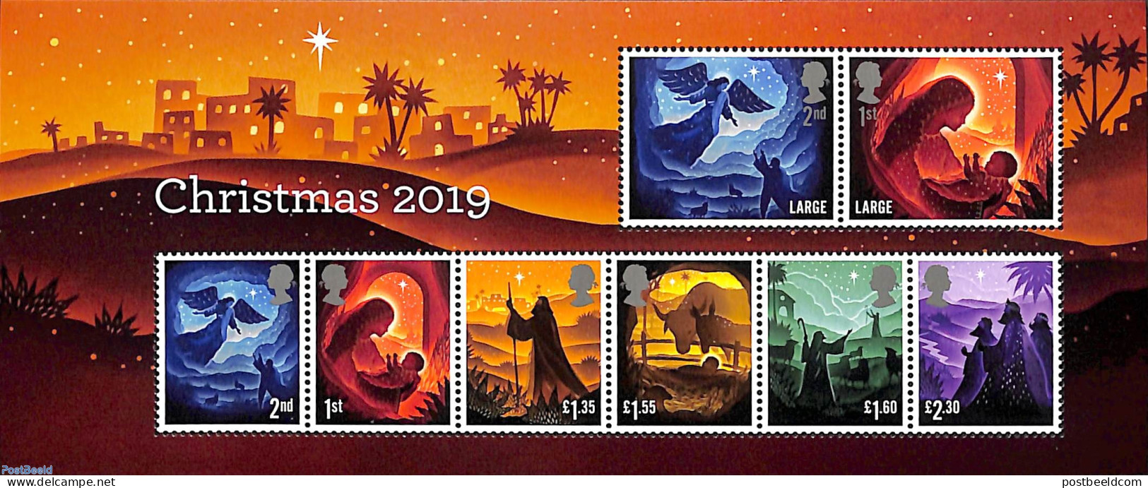 Great Britain 2019 Christmas S/s, Mint NH, Religion - Christmas - Unused Stamps