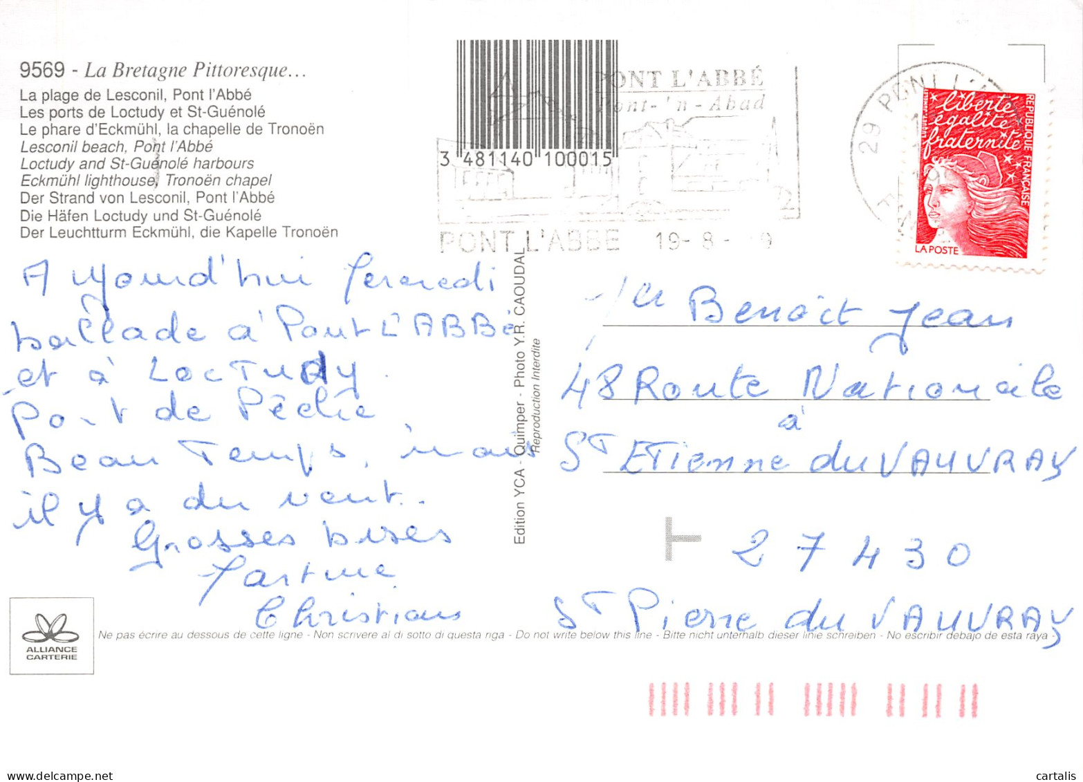 29-LA BRETAGNE-N°4180-A/0387 - Other & Unclassified