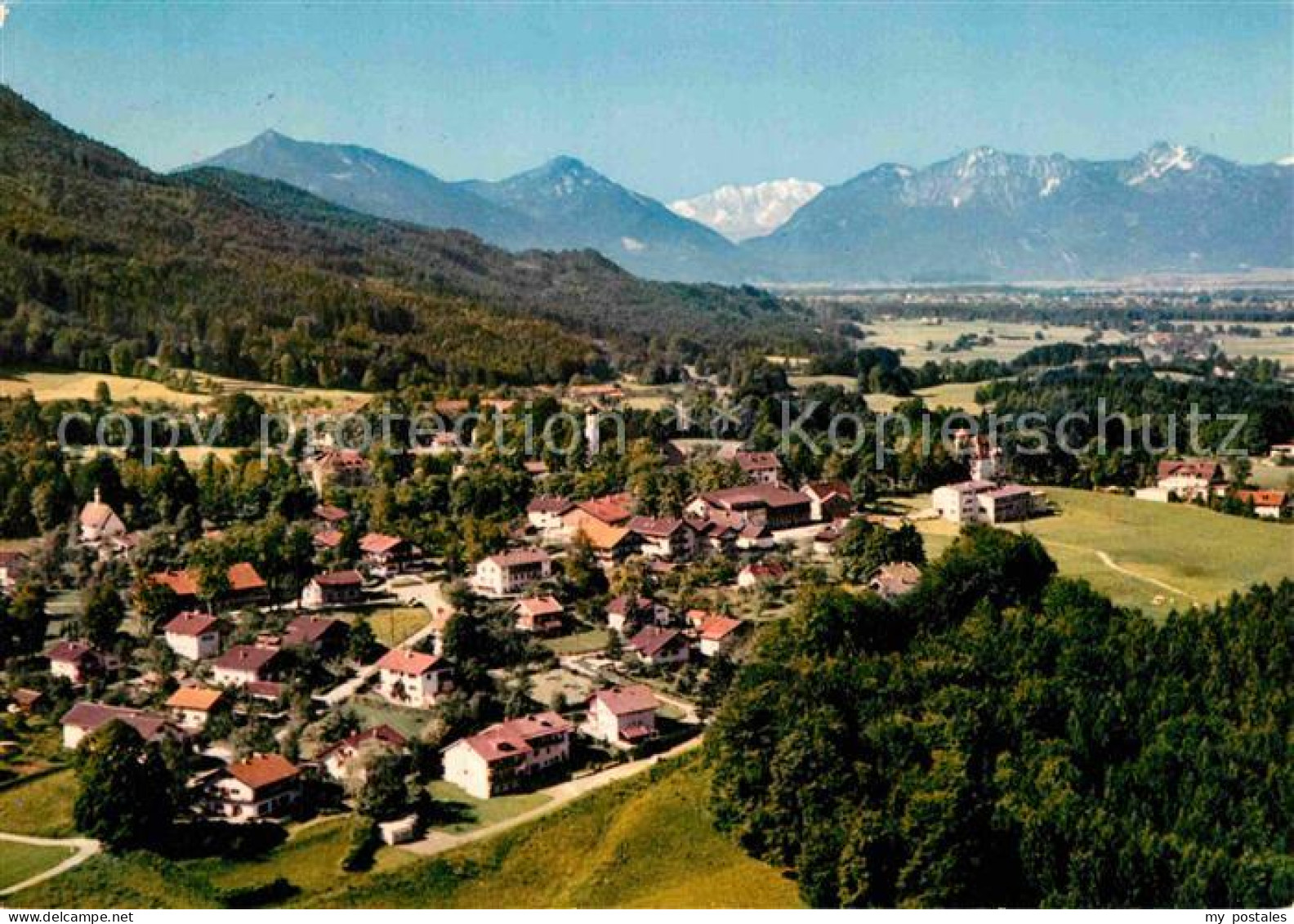 72795699 Bad Heilbrunn Gesamtansicht Mit Alpenpanorama Fliegeraufnahme Bad Heilb - Sonstige & Ohne Zuordnung