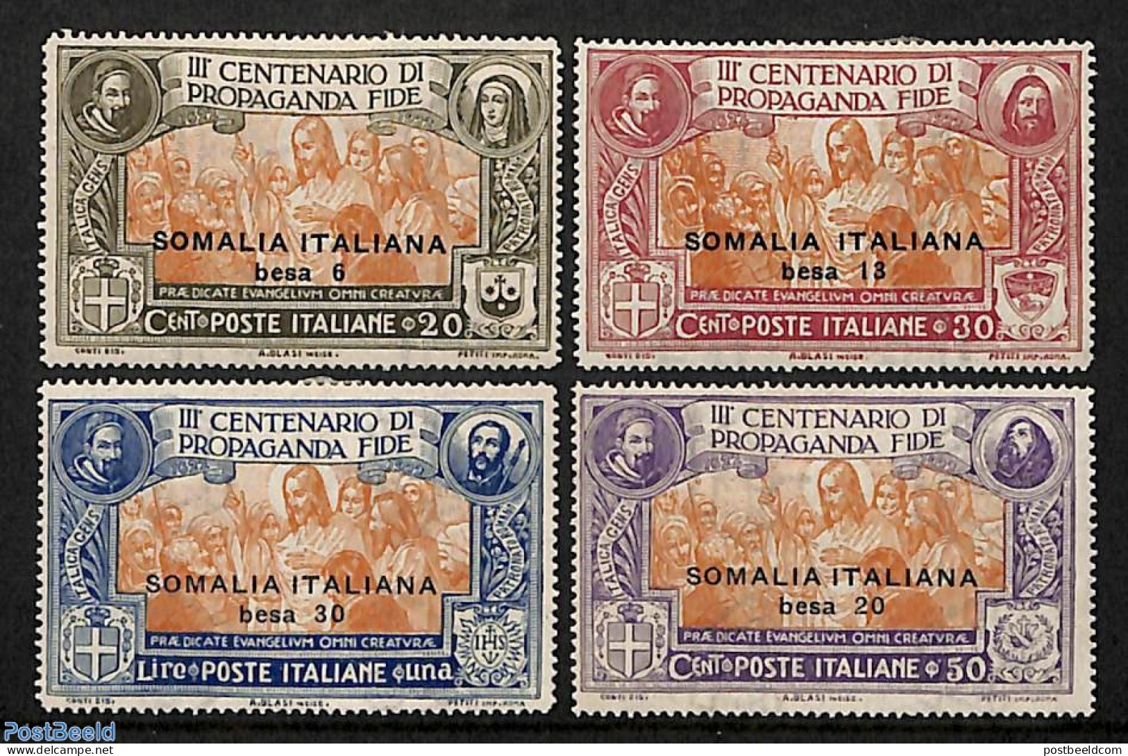 Italian Somalia 1923 FIDE Congress 4v, Unused (hinged) - Andere & Zonder Classificatie