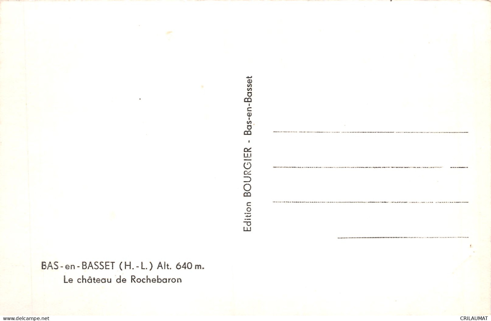 43-BAS EN BASSET-N°LP5130-B/0337 - Sonstige & Ohne Zuordnung