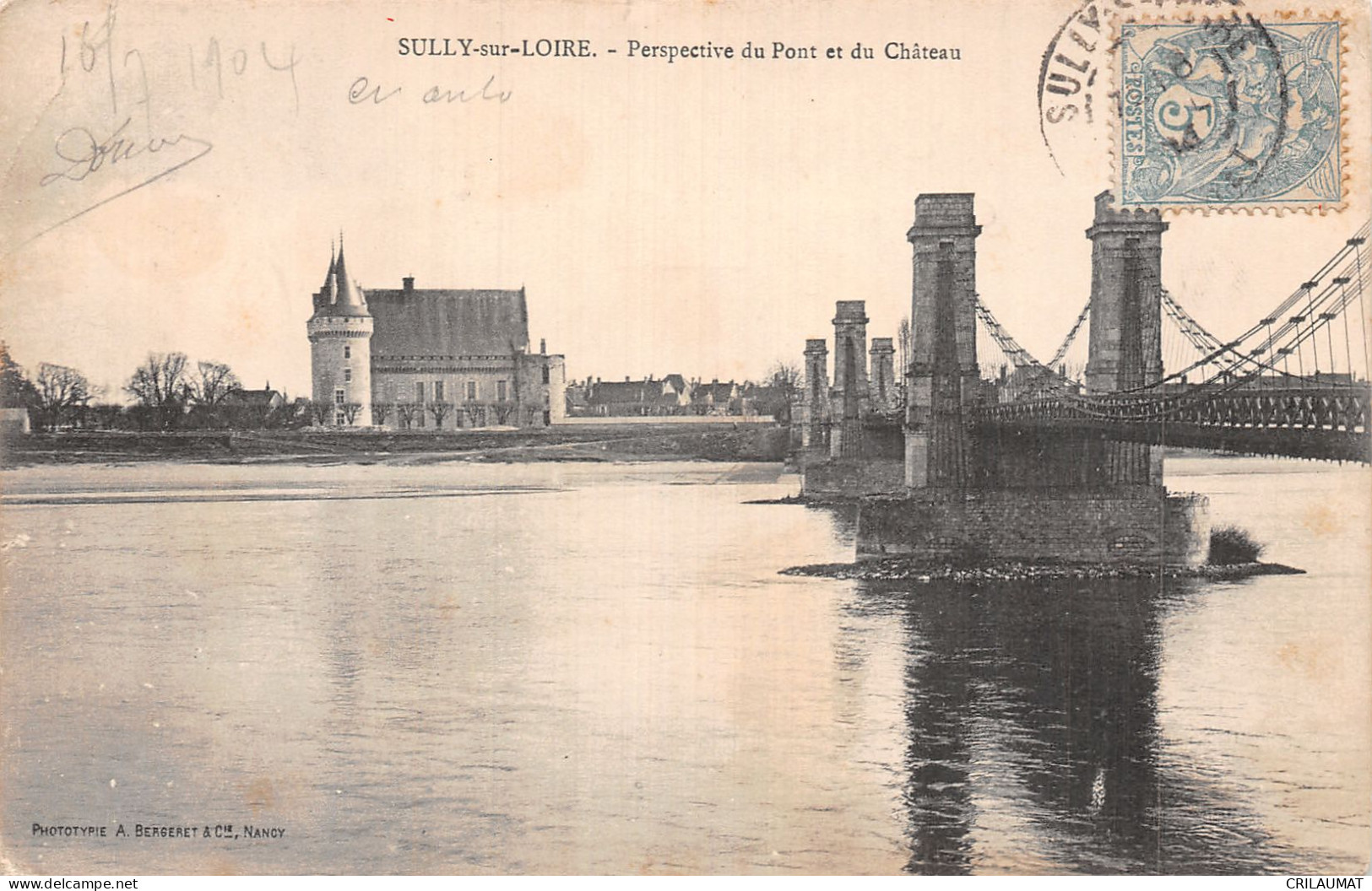 45-SULLY SUR LOIRE-N°LP5130-B/0301 - Sully Sur Loire