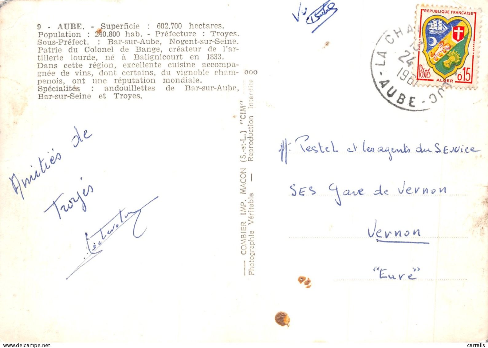 10-AUBE-N°4181-B/0123 - Altri & Non Classificati