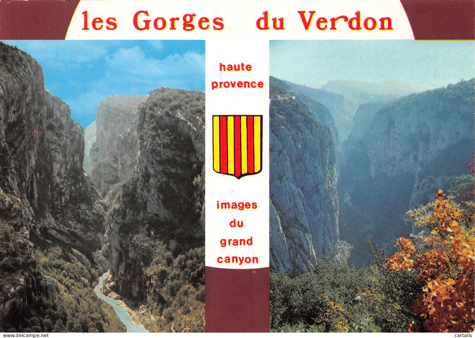 04-LES GORGES DU VERDON MOUSTIERS-N°4181-B/0077 - Altri & Non Classificati