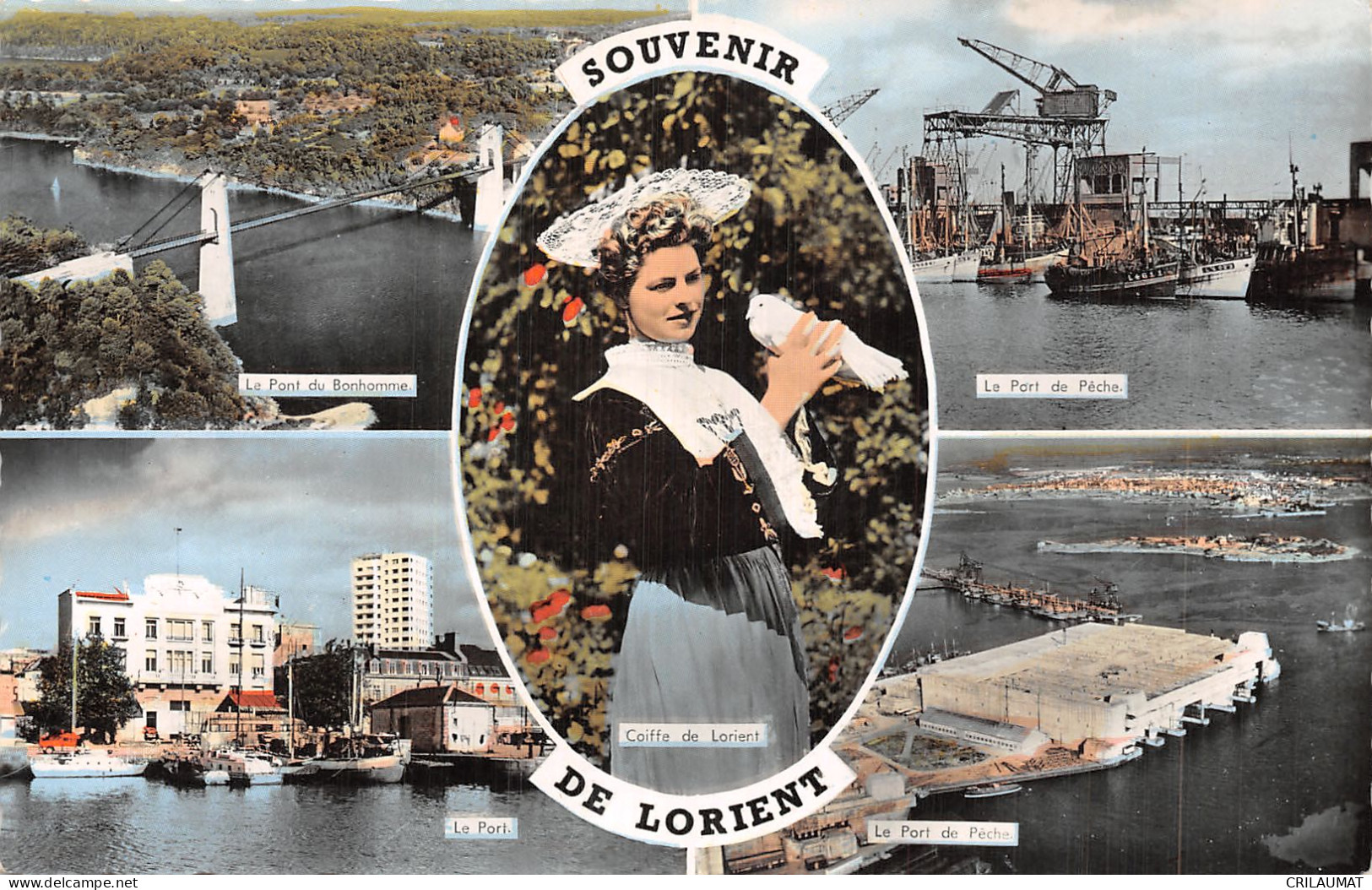 56-LORIENT FOLKLORE COIFFE-N°LP5130-A/0187 - Lorient