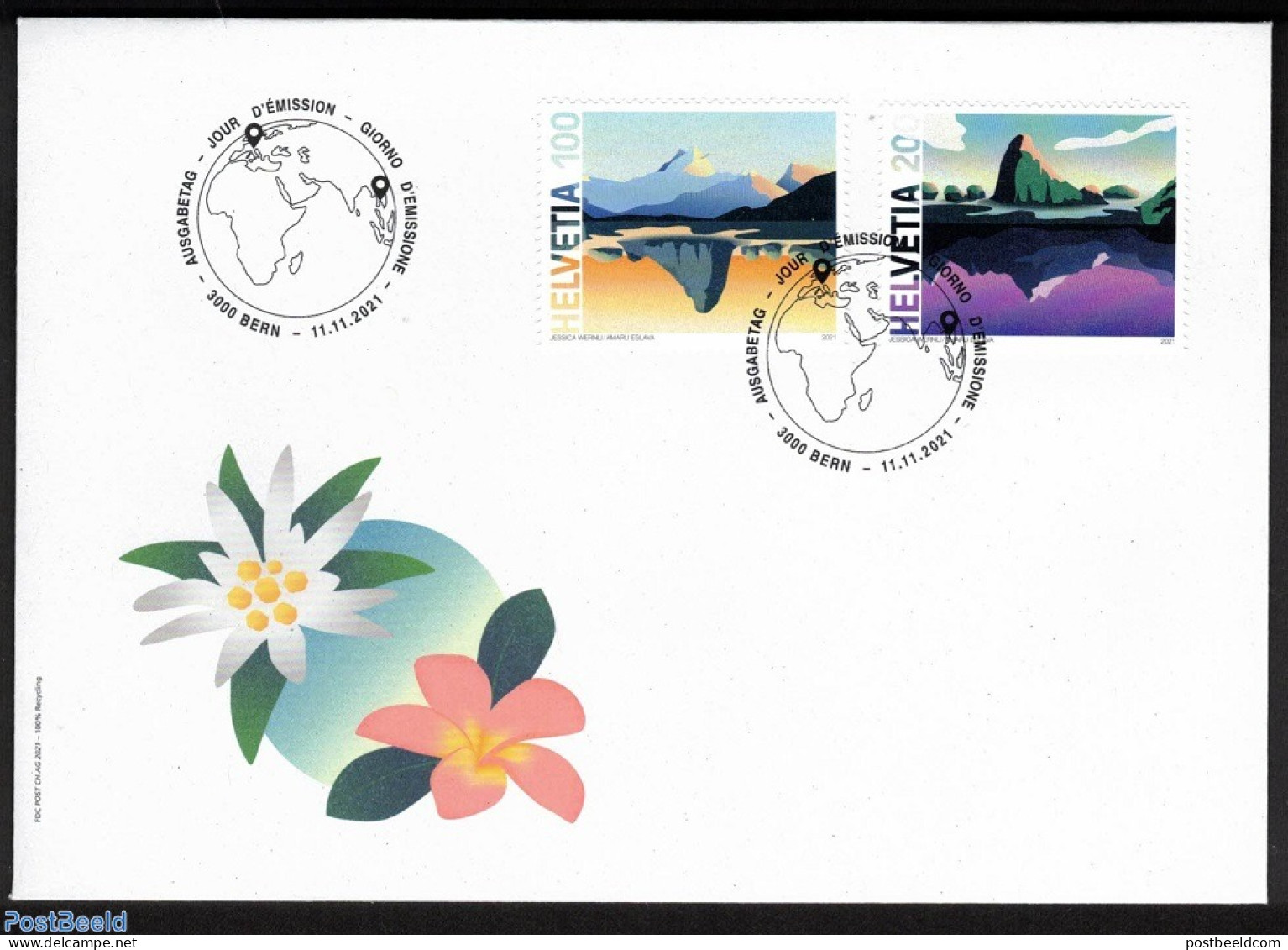 Switzerland 2021 Joint Issue Thailand 2v, Mint NH, Sport - Various - Mountains & Mountain Climbing - Joint Issues - Unused Stamps