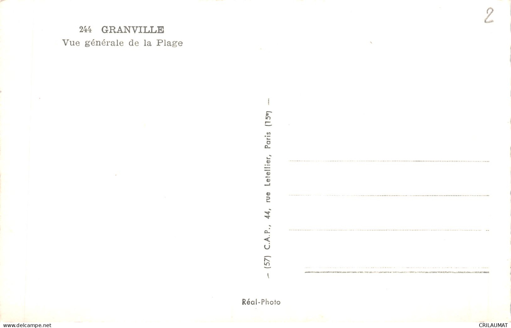 50-GRANVILLE-N°LP5130-A/0091 - Granville