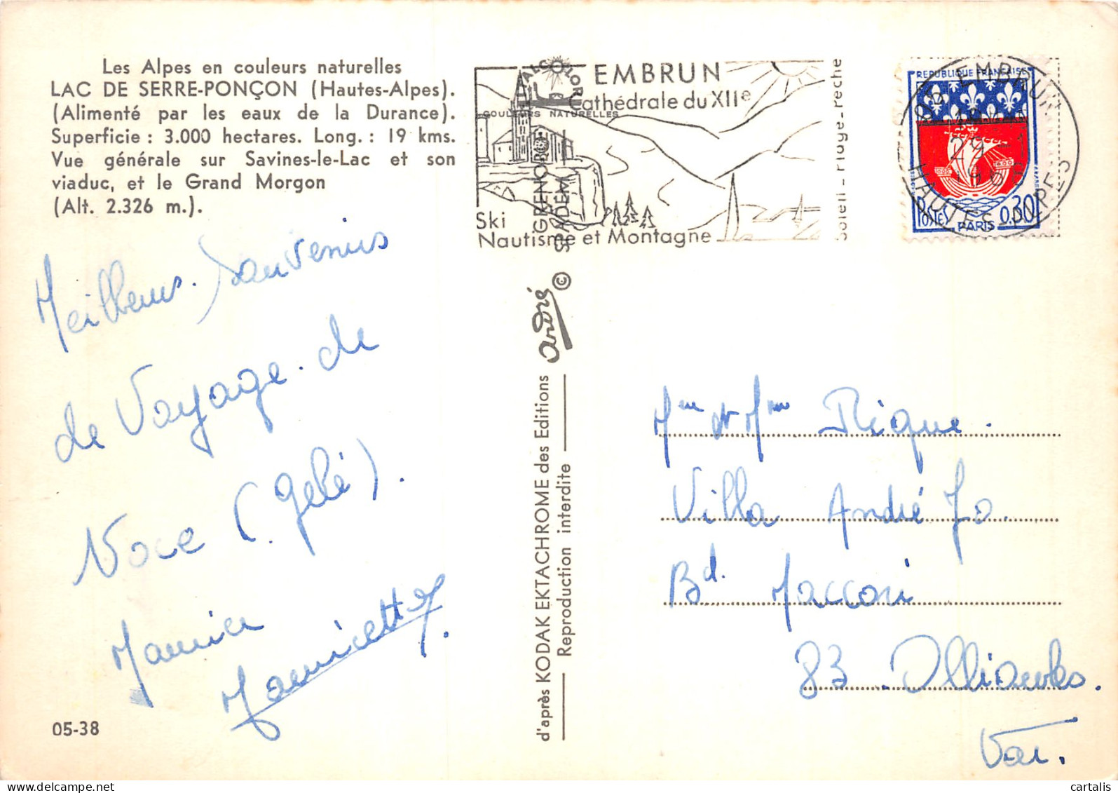 05-SERRE PONCON-N°4181-A/0247 - Andere & Zonder Classificatie