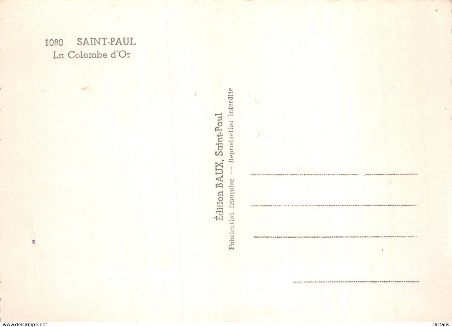 06-SAINT PAUL DE VENCE-N°4181-A/0185 - Saint-Paul