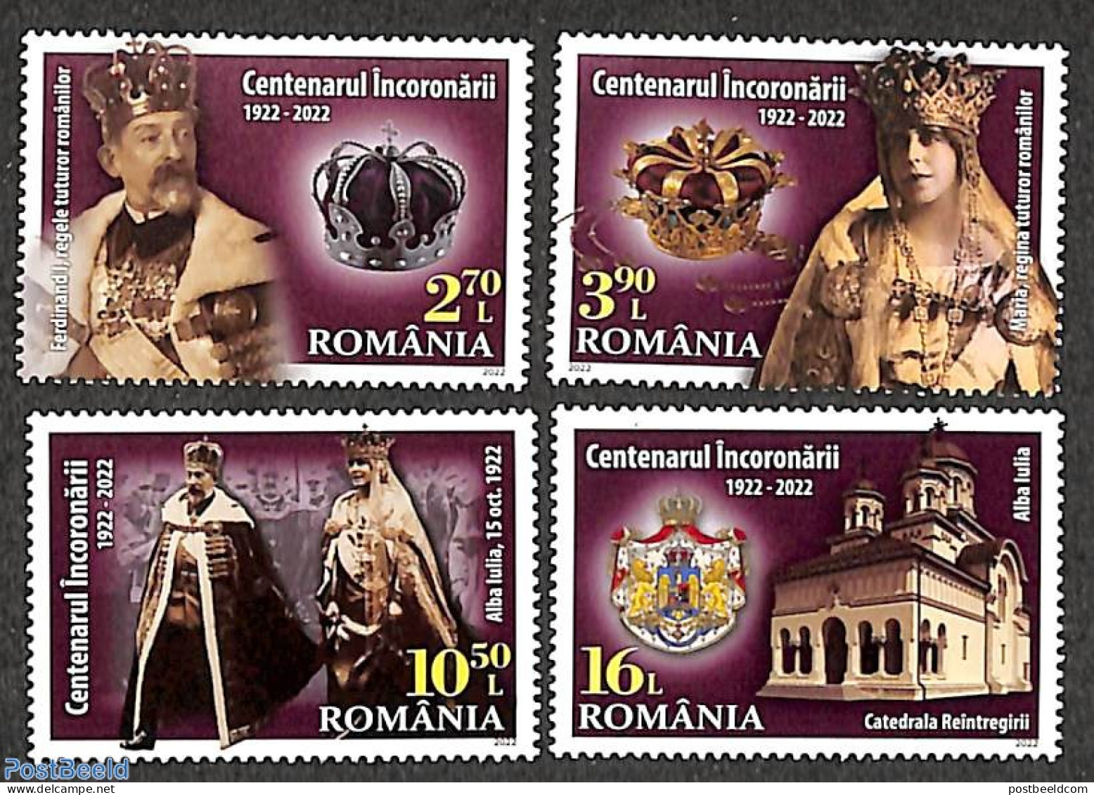 Romania 2022 Royal History 4v, Mint NH, History - Kings & Queens (Royalty) - Unused Stamps