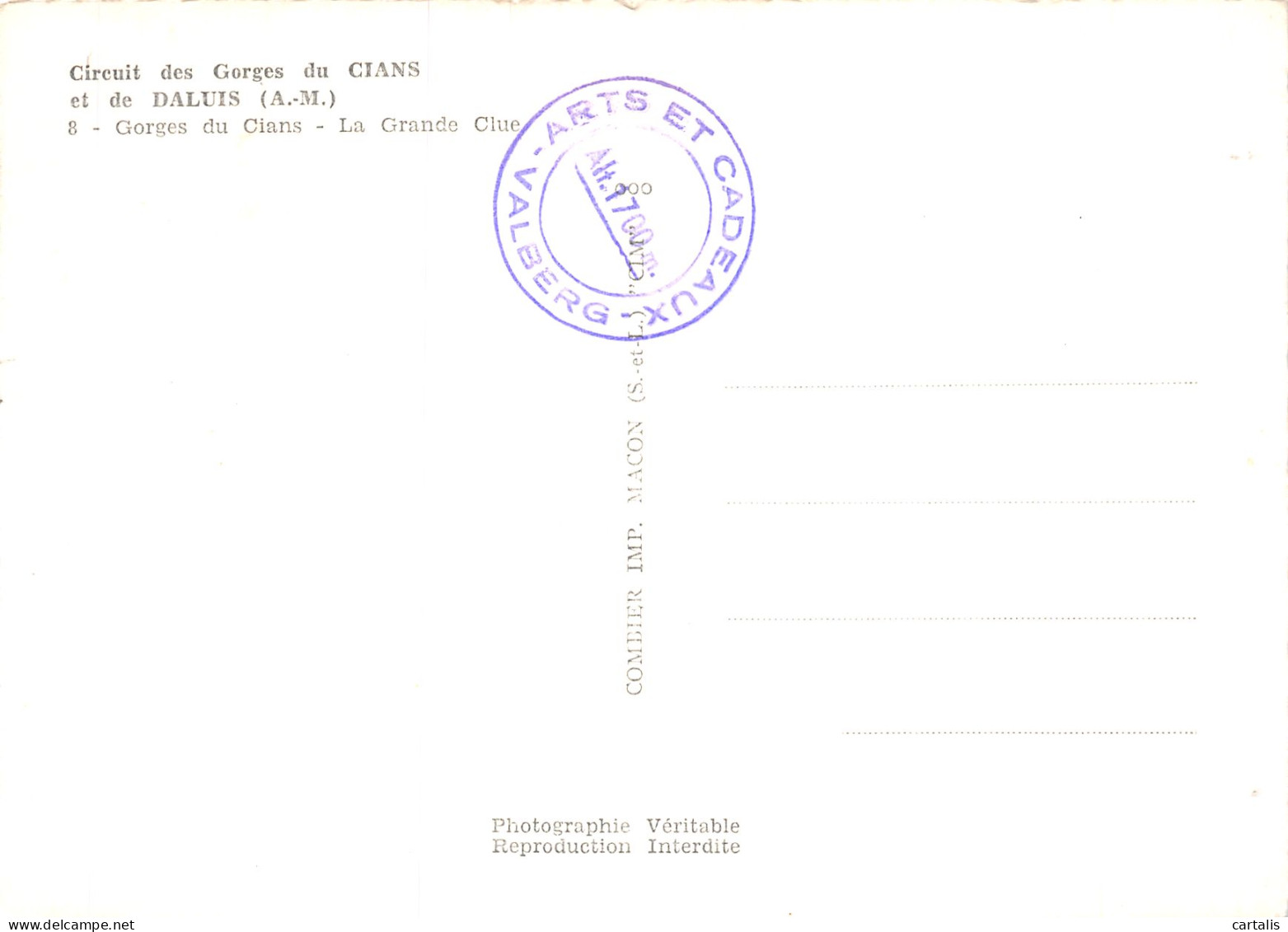 06-LES GORGES DU CIANS ETY DALUIS-N°4181-A/0143 - Other & Unclassified