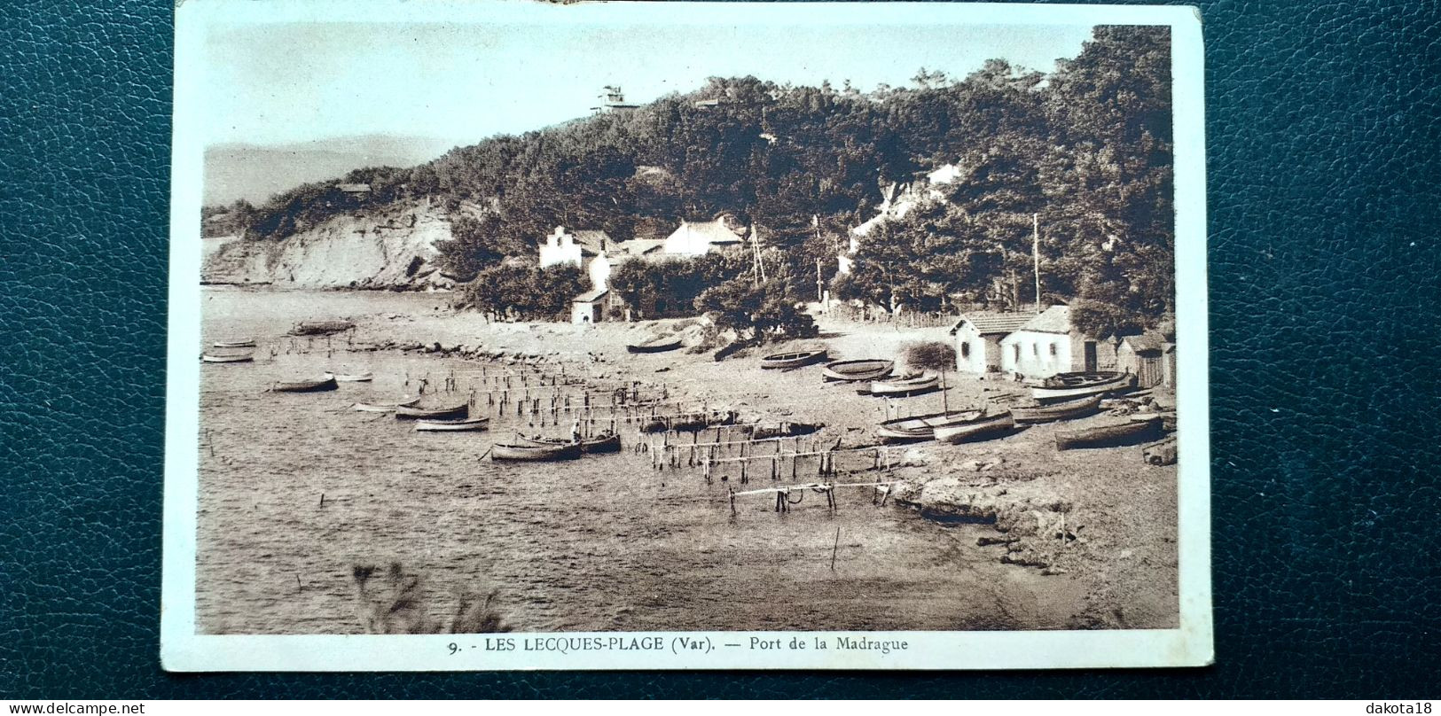 83 ,, Les Lecques - Plage , Port De La Madrague En 1947 - Les Lecques