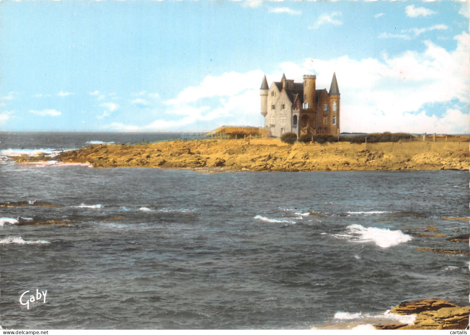 56-QUIBERON LE CHATEAU DE LA POINTE-N°4181-A/0125 - Quiberon