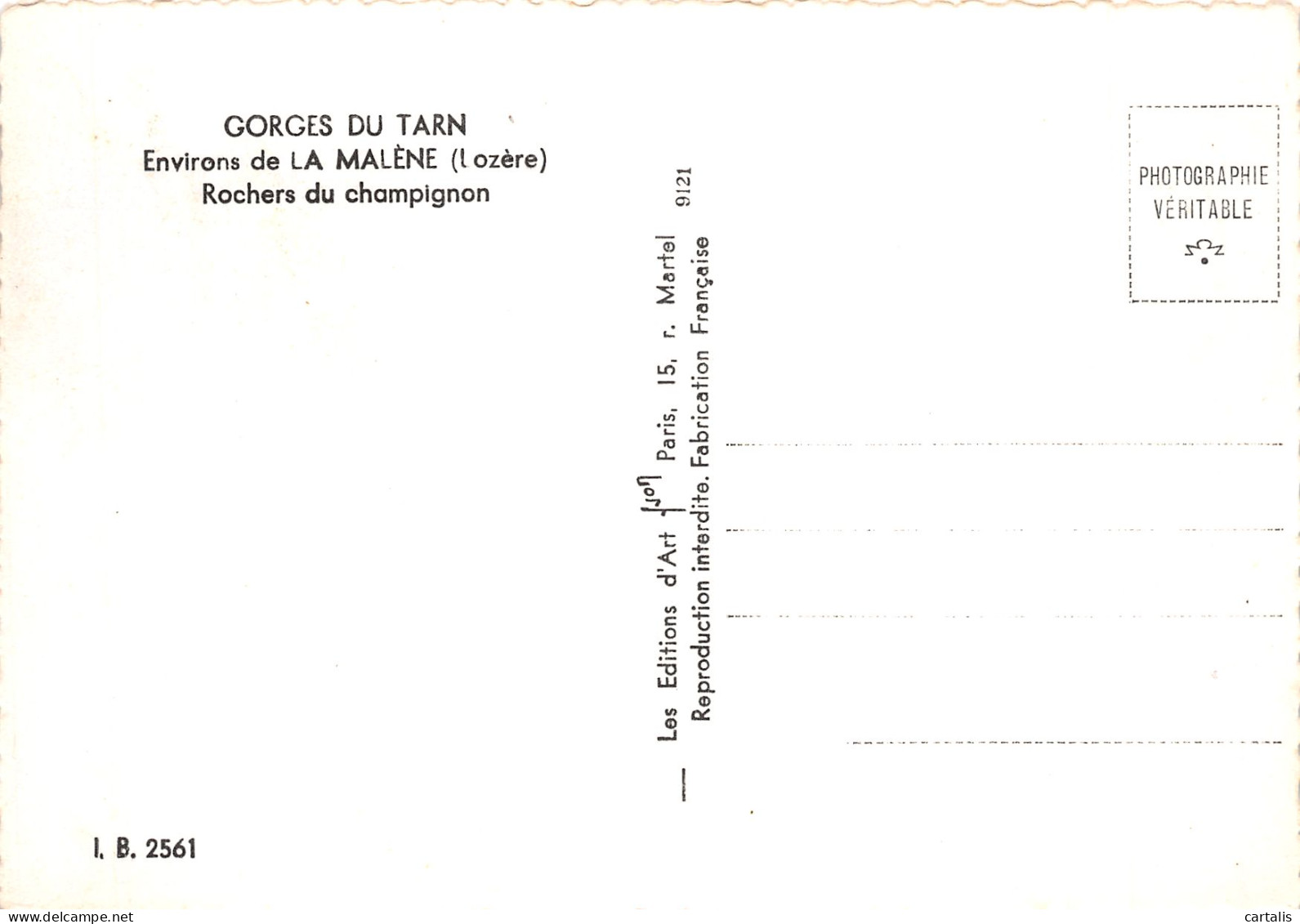 48-LES GORGES DU TARN-N°4181-A/0103 - Autres & Non Classés