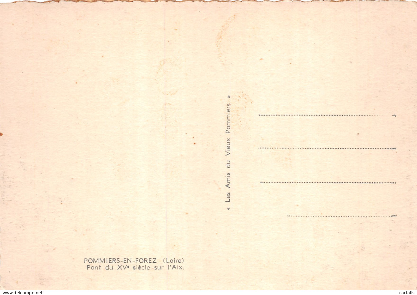 42-POMMIERS EN FOREZ-N°4181-A/0099 - Other & Unclassified