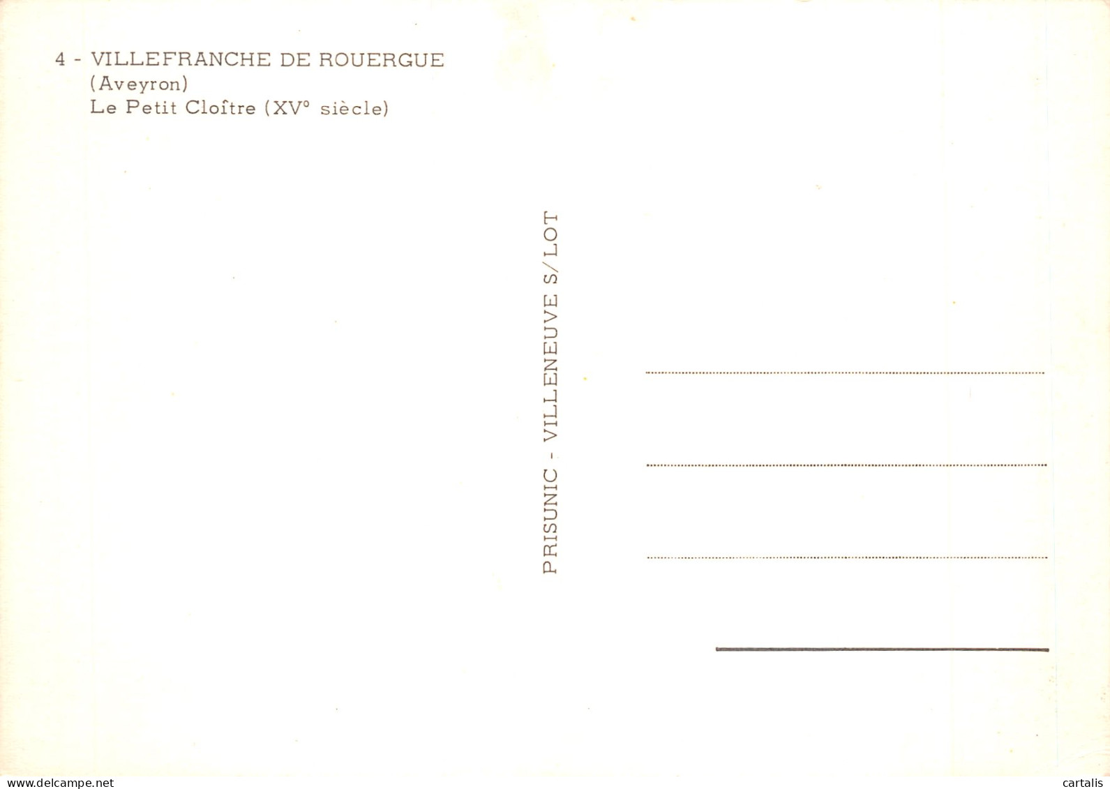 12-VILLEFRANCHE DE ROUERGUE-N°4180-D/0381 - Villefranche De Rouergue