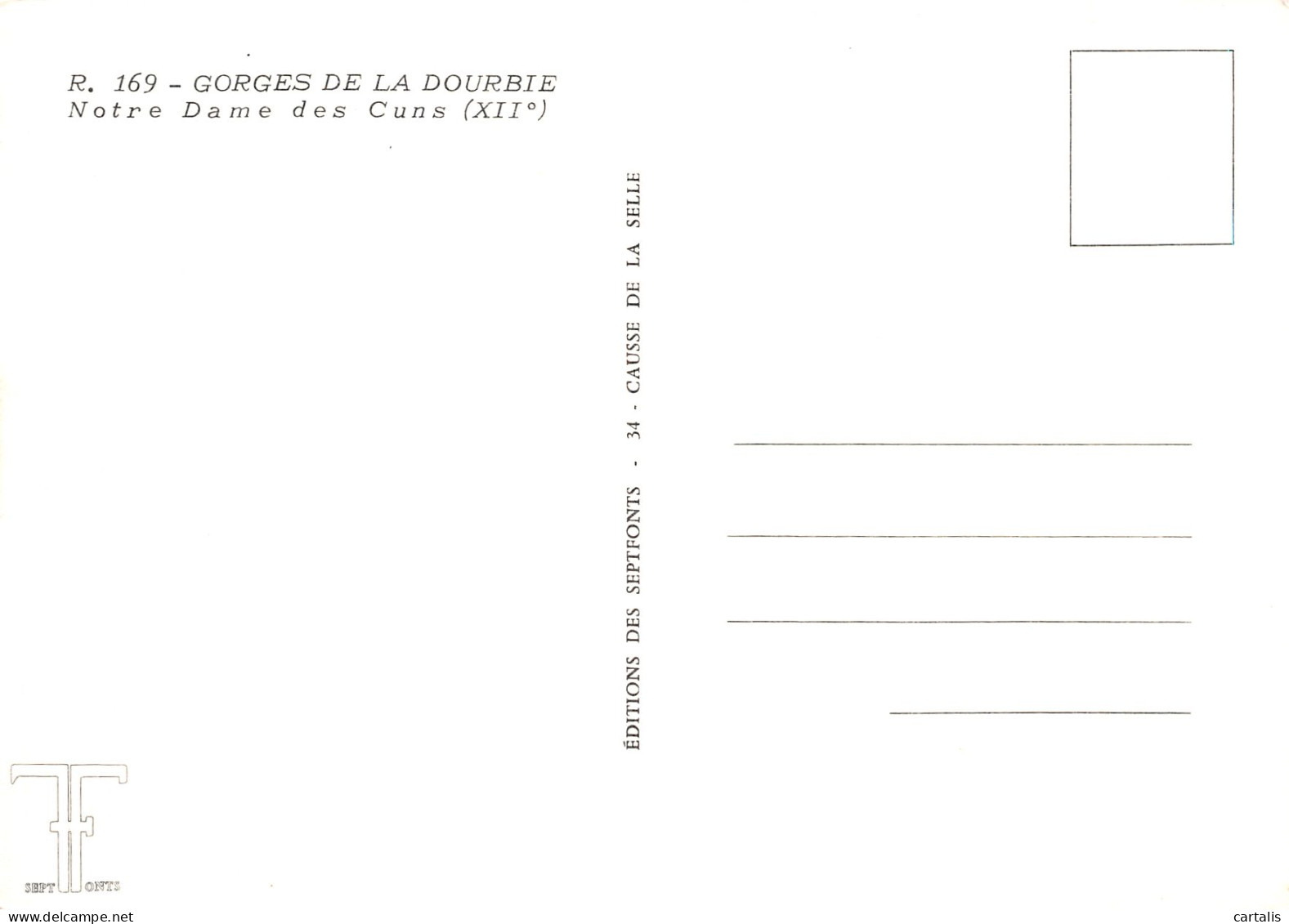 12-GORGES DE LA DOURBIE-N°4180-D/0317 - Autres & Non Classés