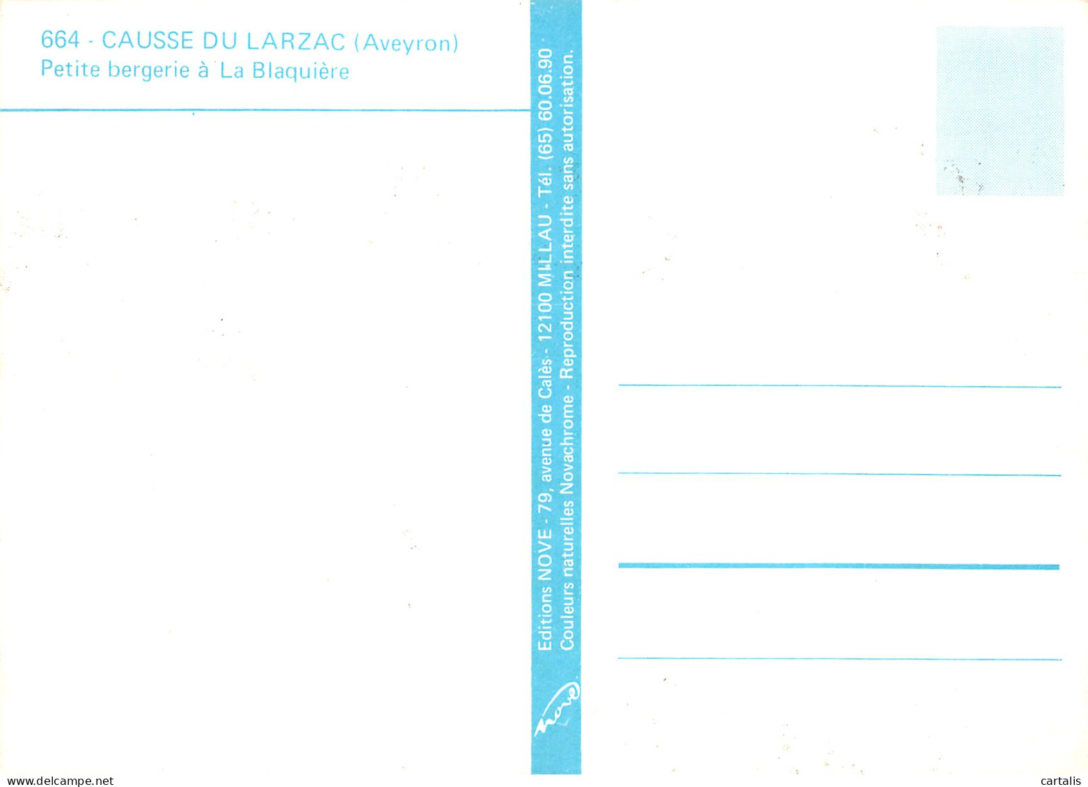 12-CAUSSE DU LARZAC LA BLAQUIERE-N°4180-D/0313 - Other & Unclassified