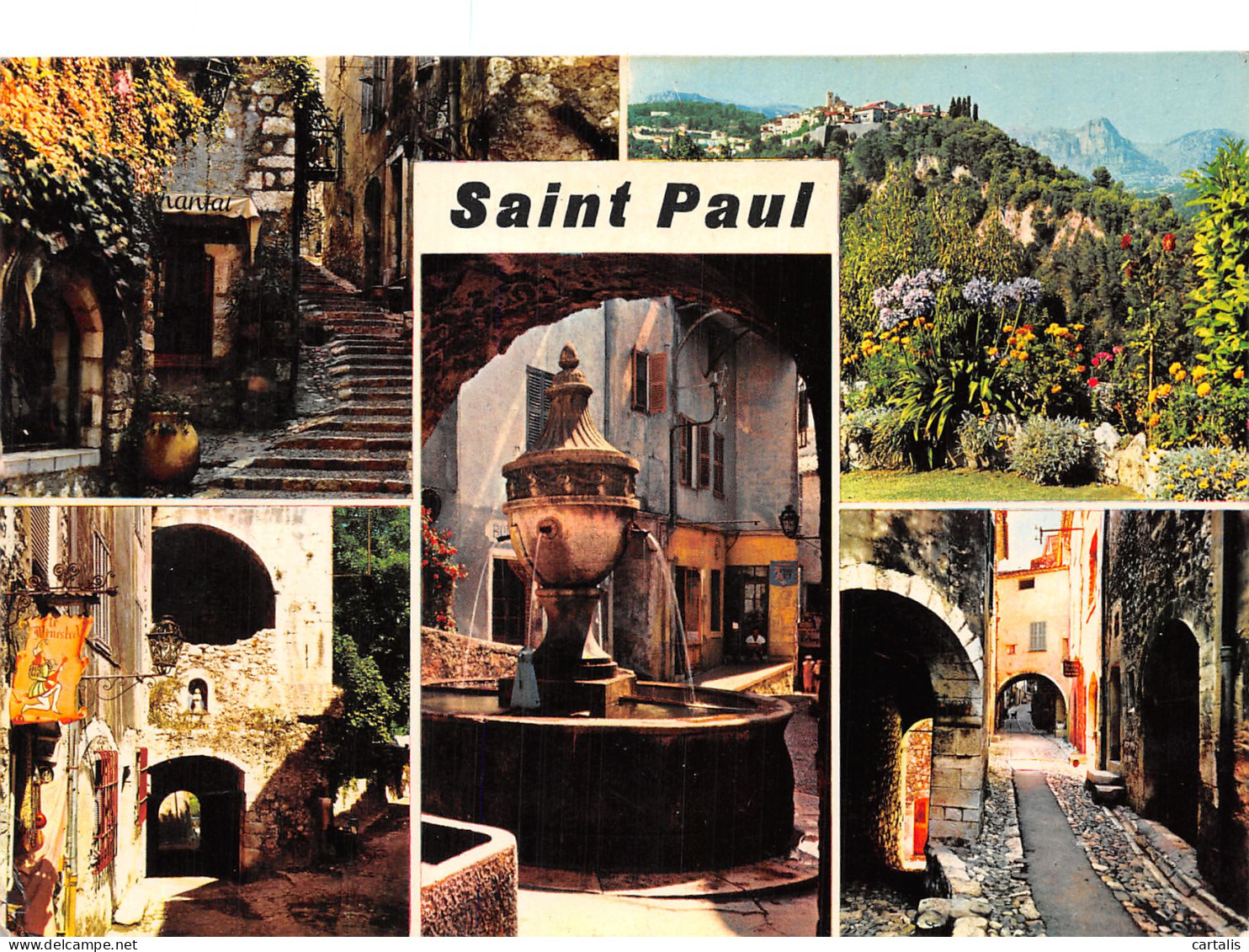 06-SAINT PAUL DE VENCE-N°4180-D/0169 - Saint-Paul