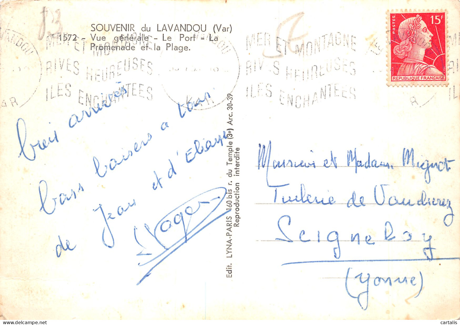 83-LE LAVANDOU-N°4180-D/0149 - Le Lavandou