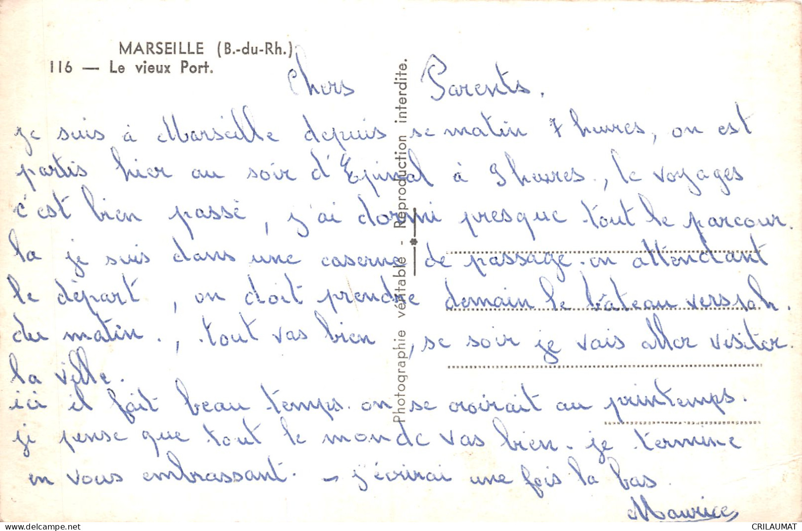 13-MARSEILLE-N°LP5130-E/0195 - Zonder Classificatie