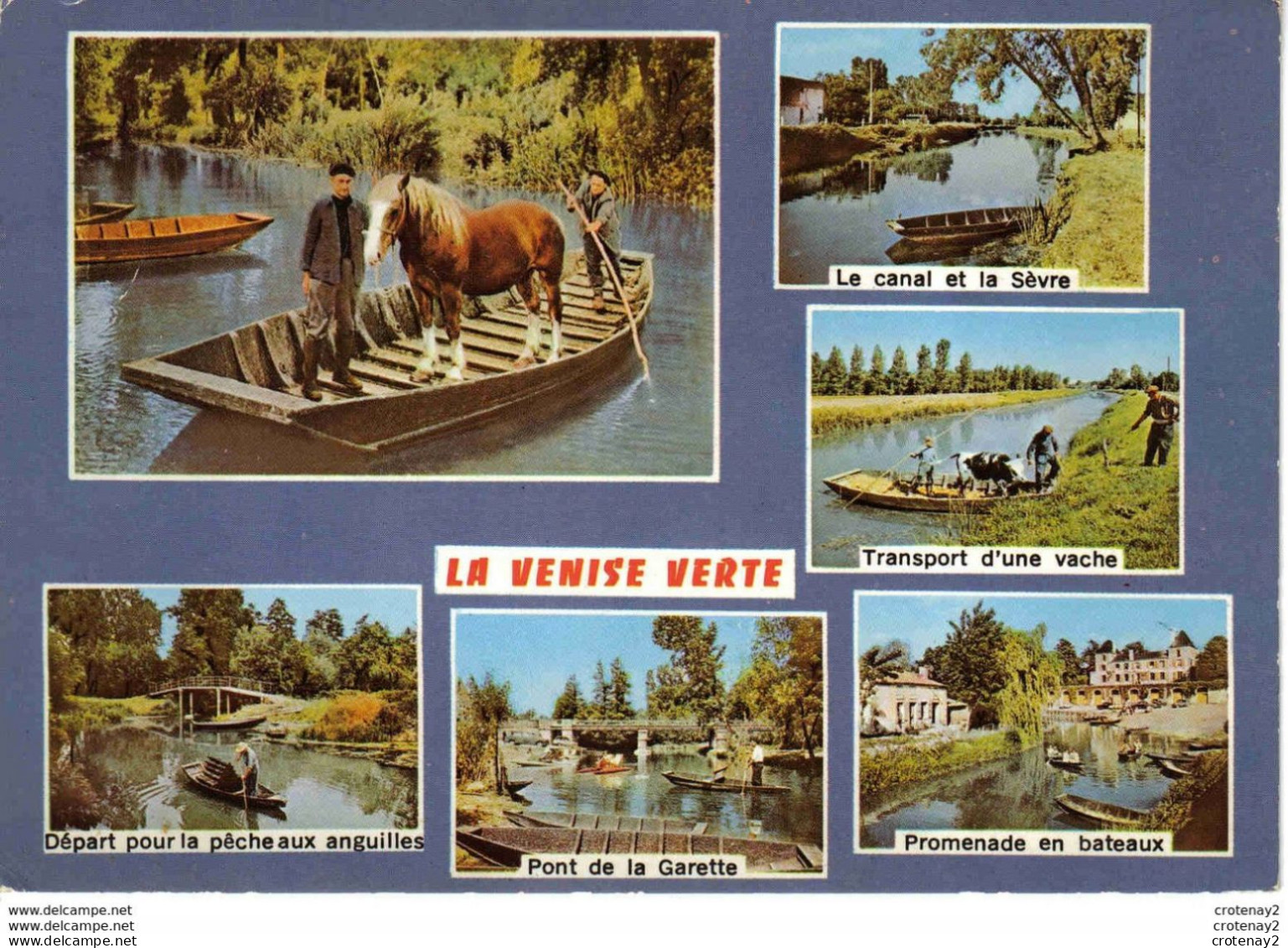 79 LA VENISE VERTE N°109 En 1972 Canal Sèvre Pont De La Garette Pêche Aux Anguilles Transport De Vache Et Cheval - Altri & Non Classificati