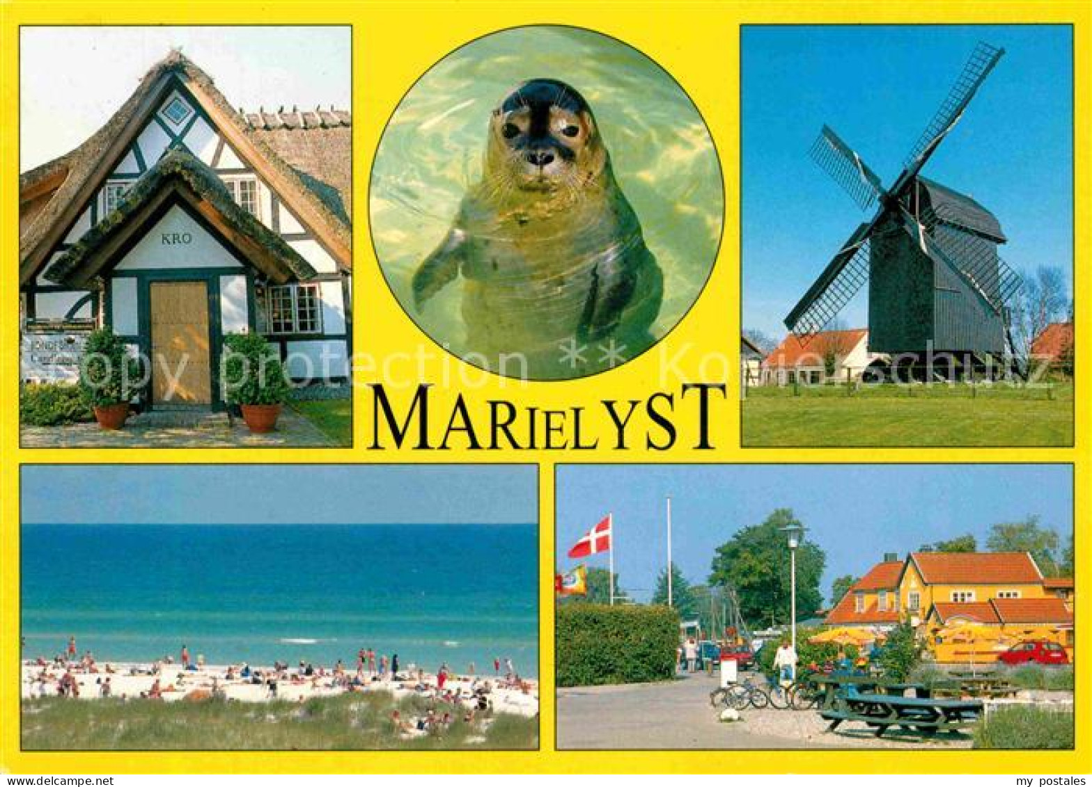 72795366 Marielyst Windmuehle Kro Seehund  Marielyst - Danimarca