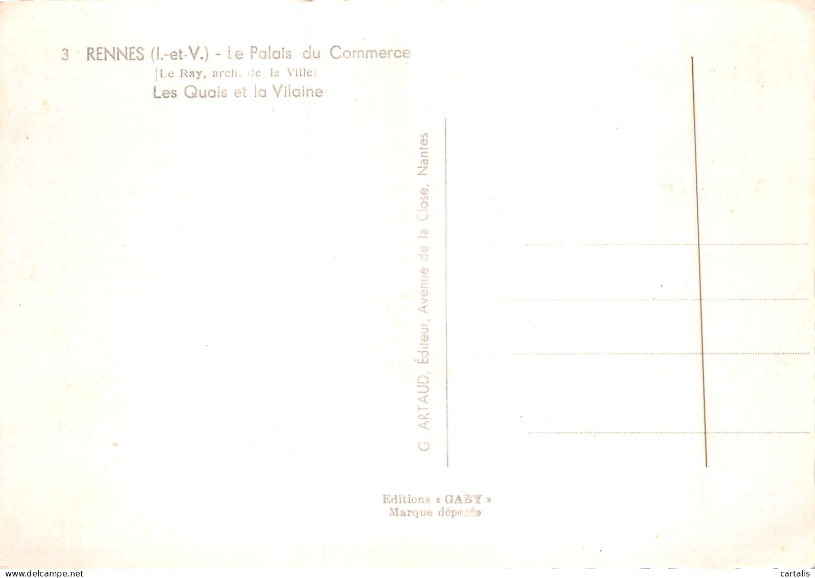 35-RENNES-N°4181-D/0171 - Rennes